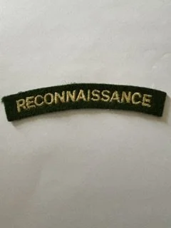 WW2 Reconnaissance Corps Shoulder title patch