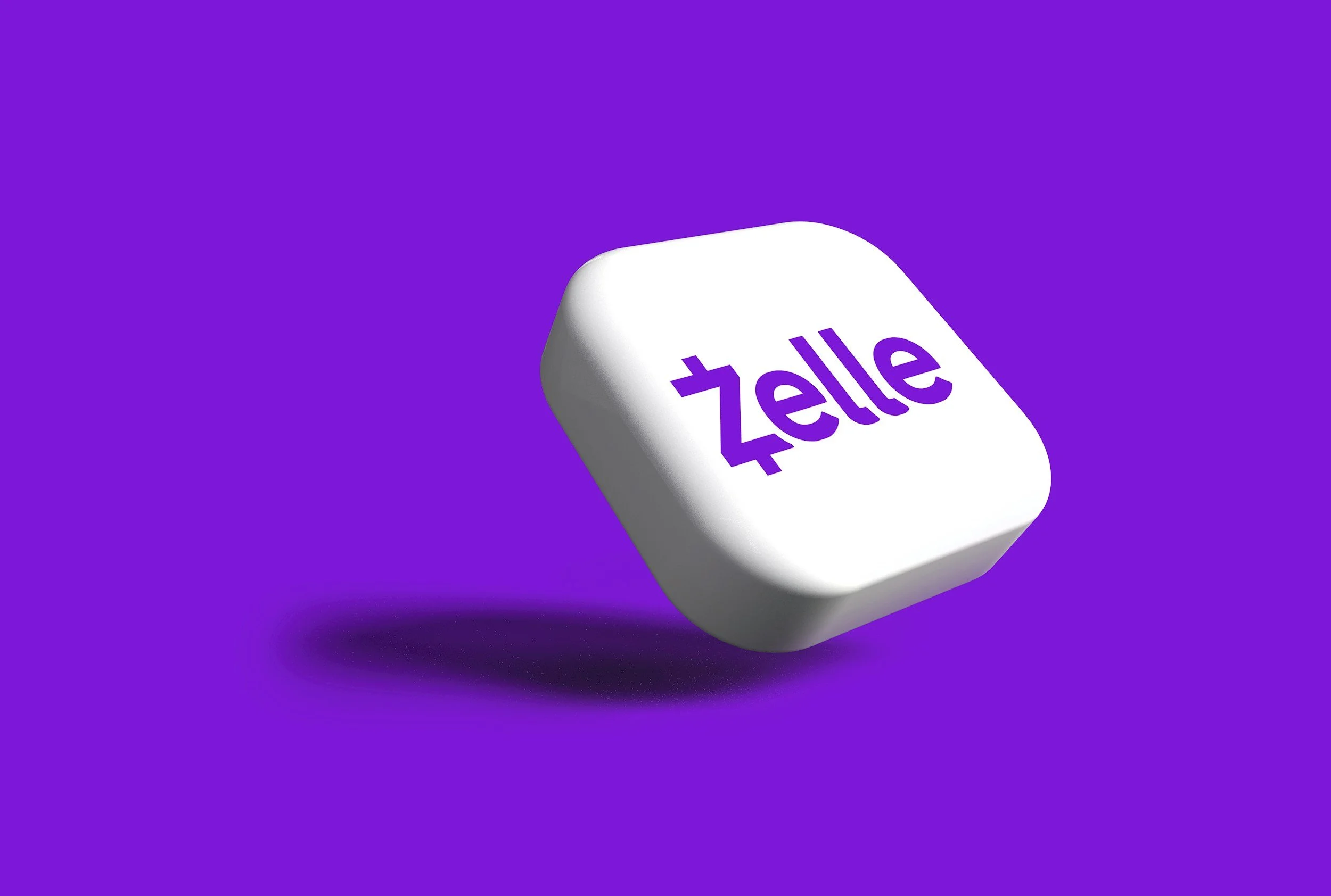 White tile with purple text that reads '4tell' against a purple background.