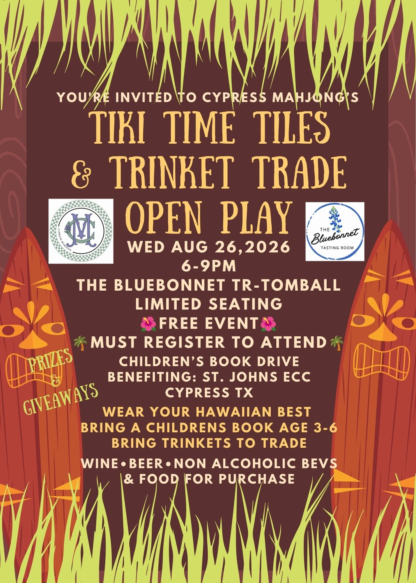TIKI TIME TILES & TRINKET TRADE OPEN PLAY