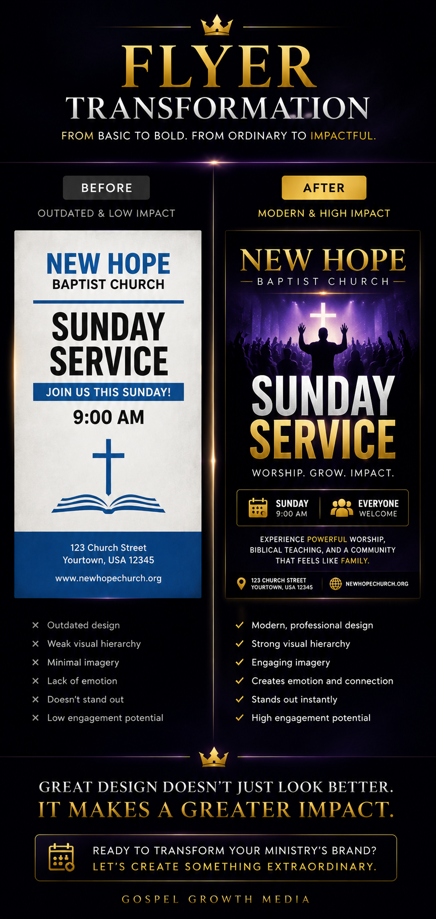 Ministry Promotion design