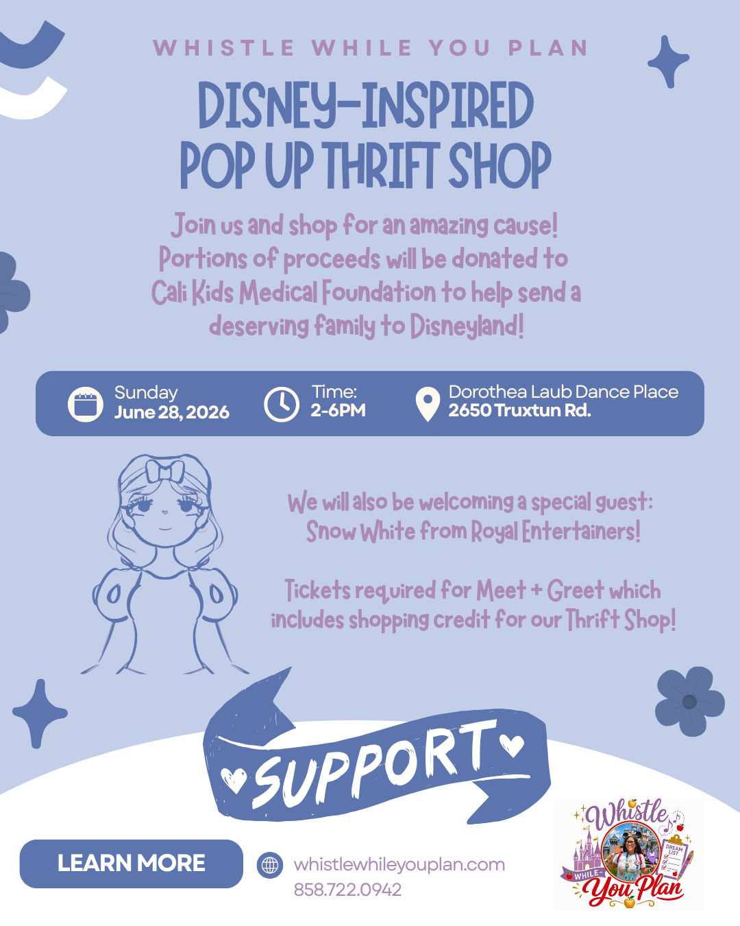 Disney-Inspired Pop Up Thrift Shop for Cali Kids Medical Foundation