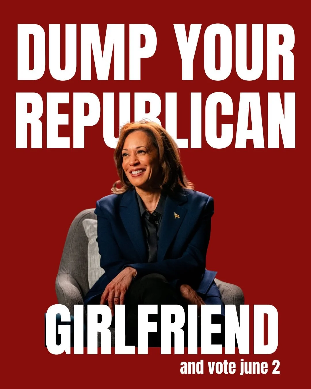 #dumpyourrepublicanboyfriend #votejune2 #dumptrump