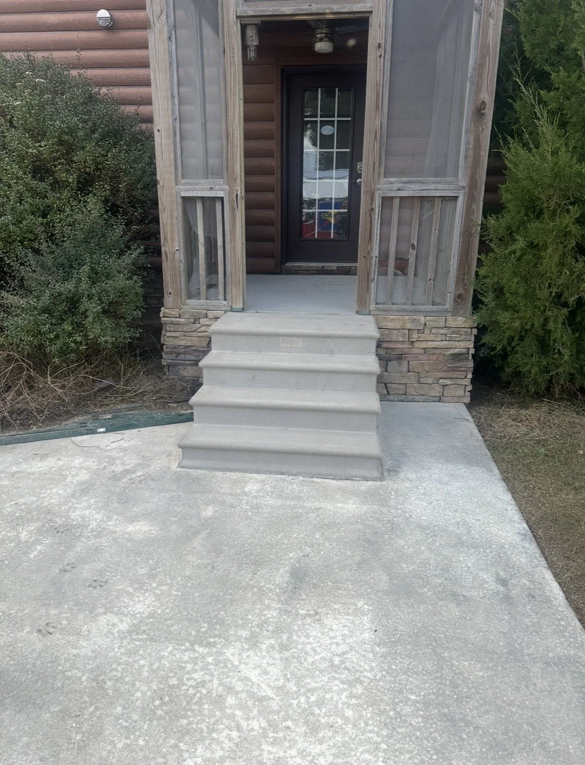 Before and after pressure washing in Statesboro GA