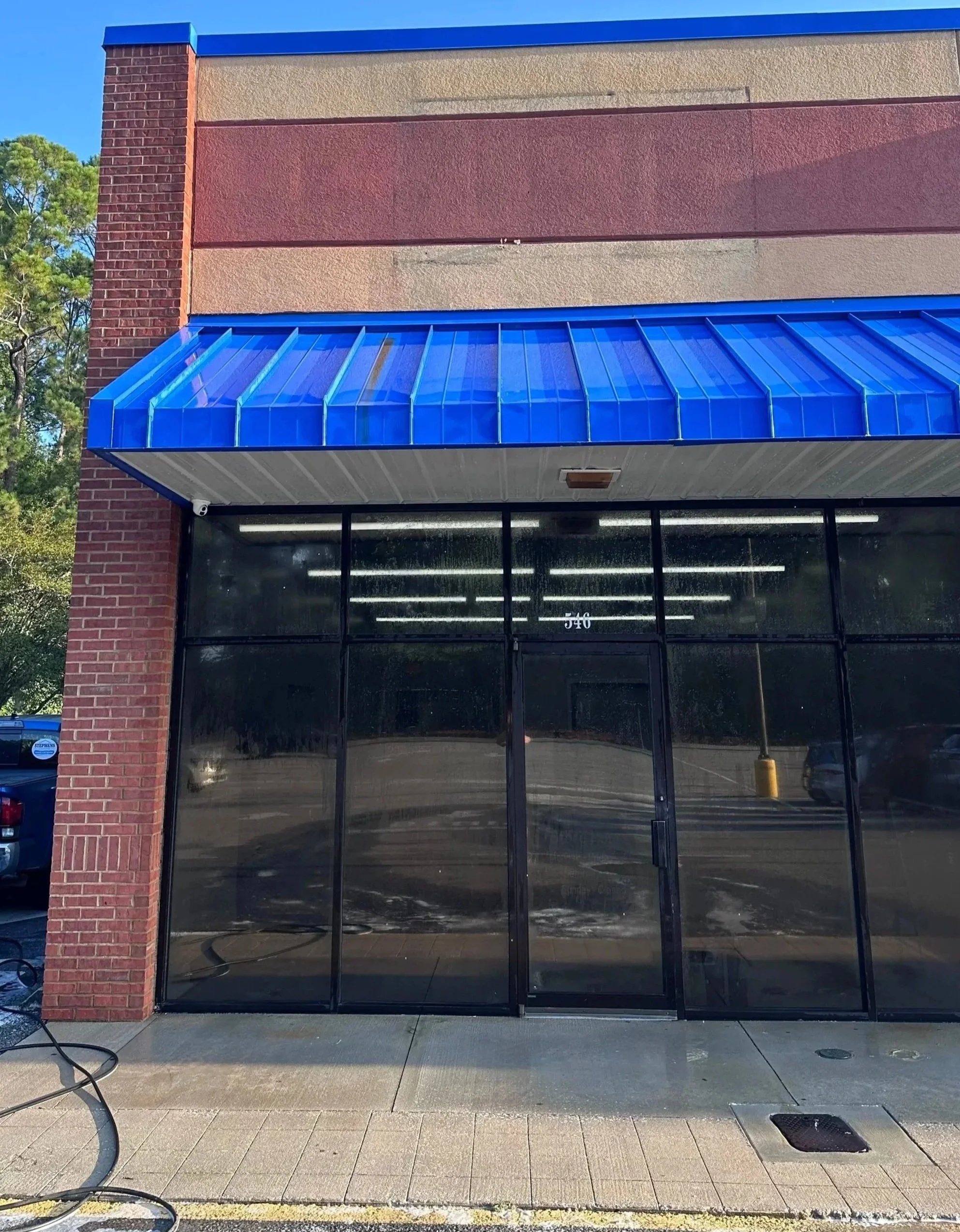 Commercial soft washing service in Statesboro Georgia