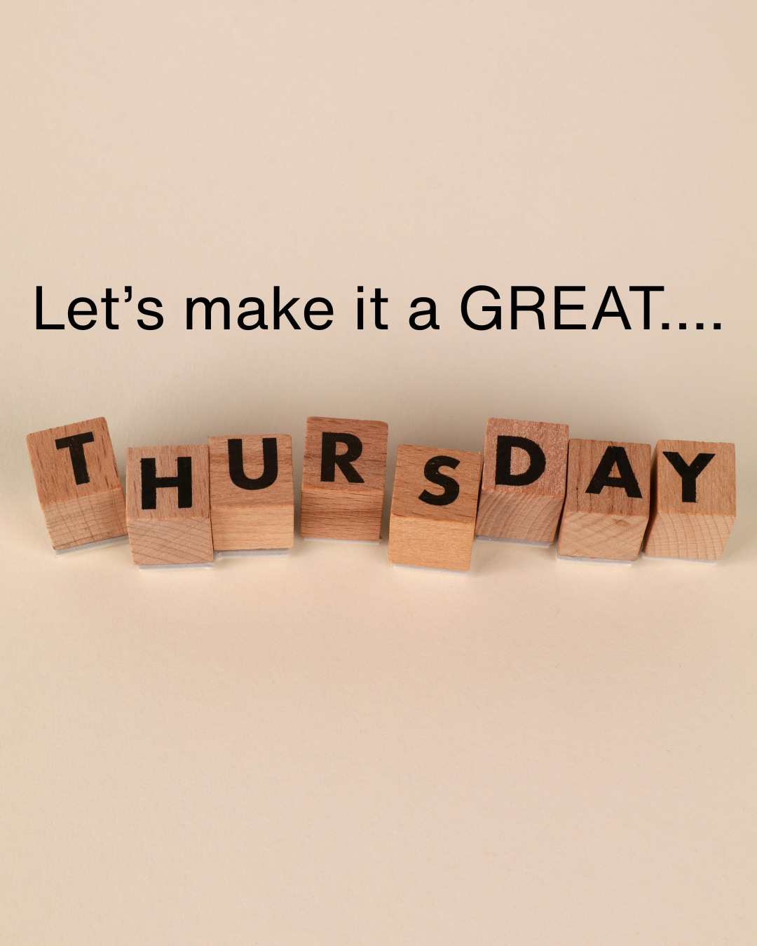 Thursday To Dos