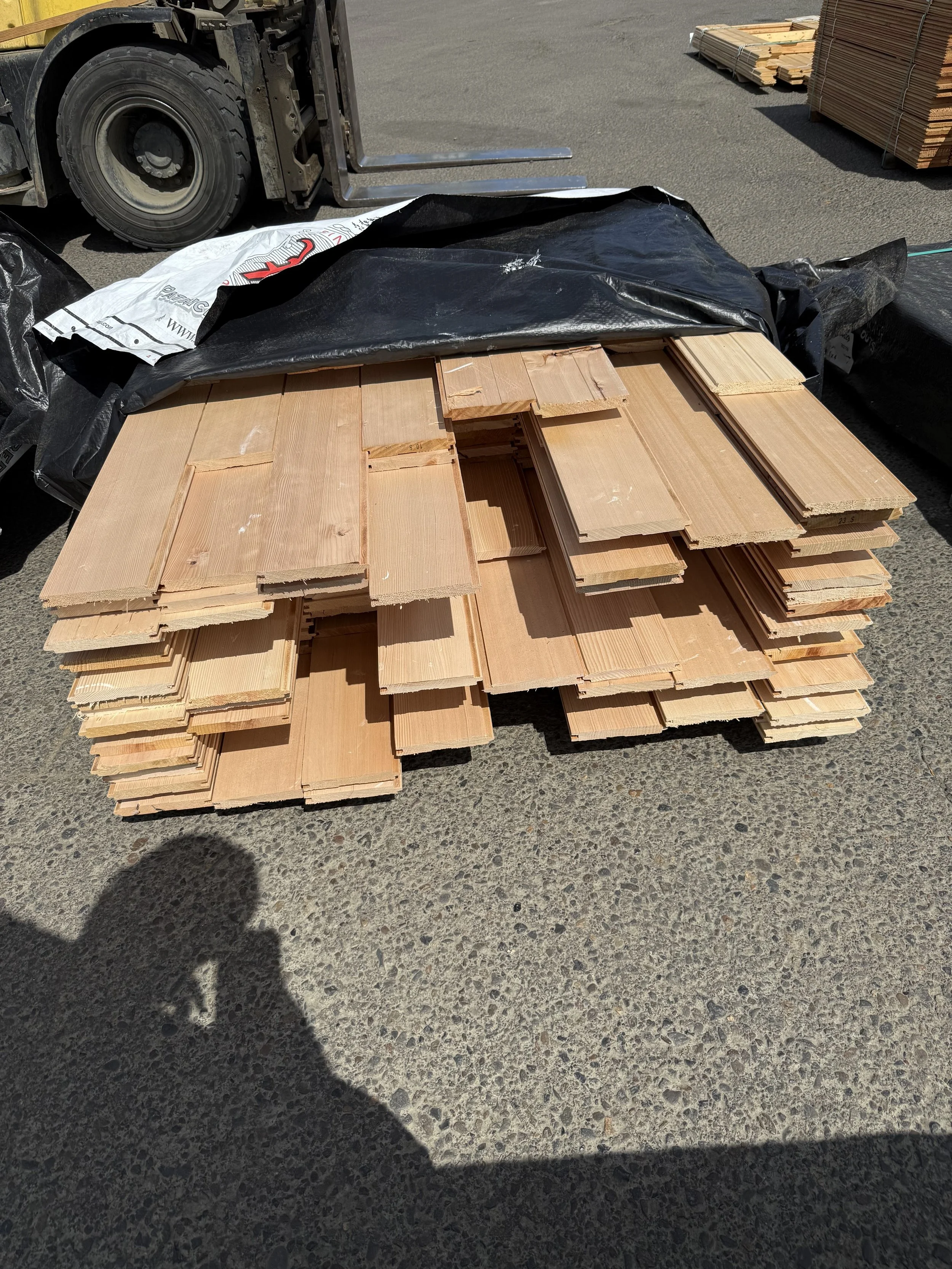 1x6 Hemlock T&G VG Siding Kiln Dried