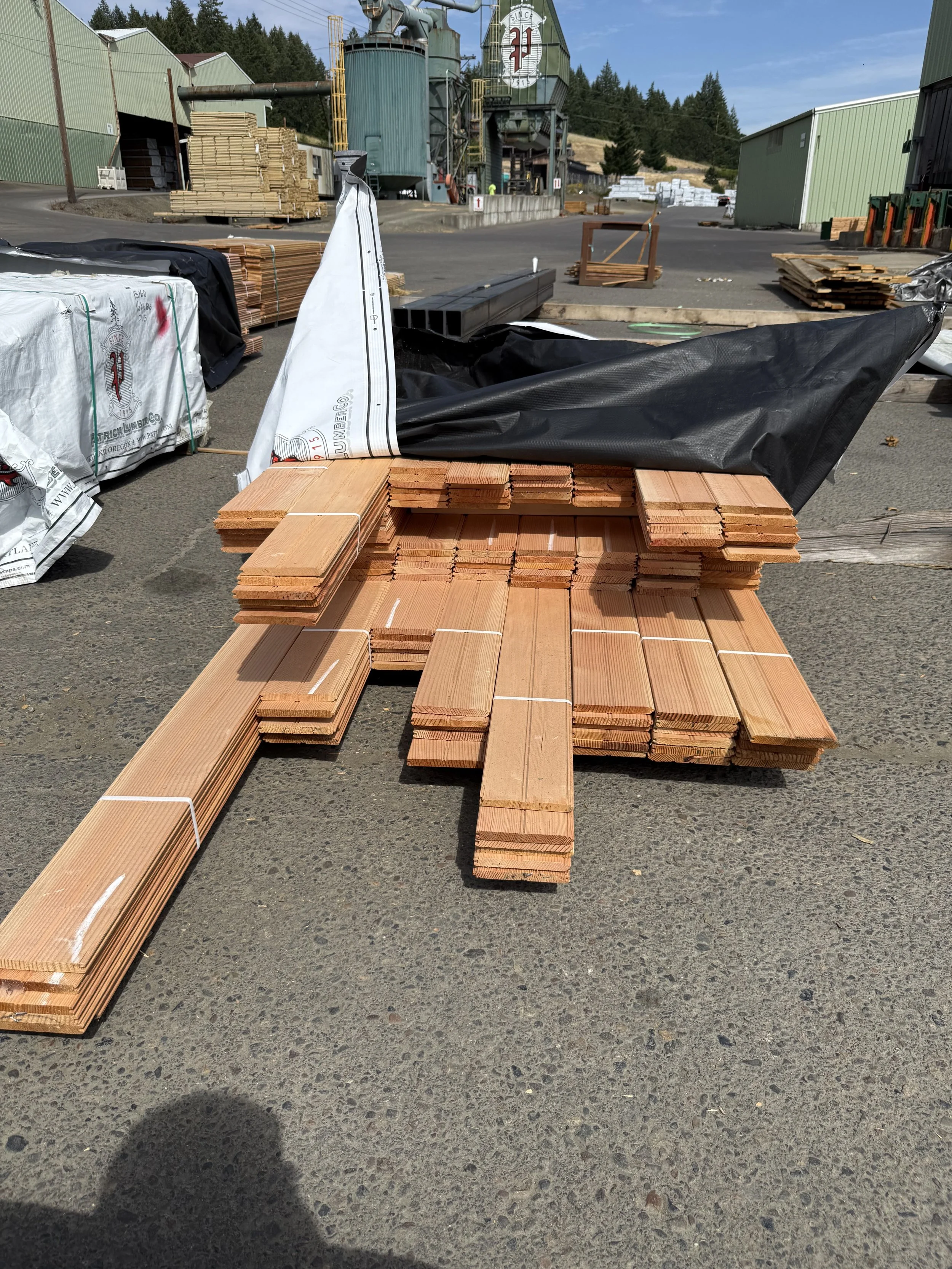 5/8x6 Doug Fir Mixed Grain T&G Bead Board