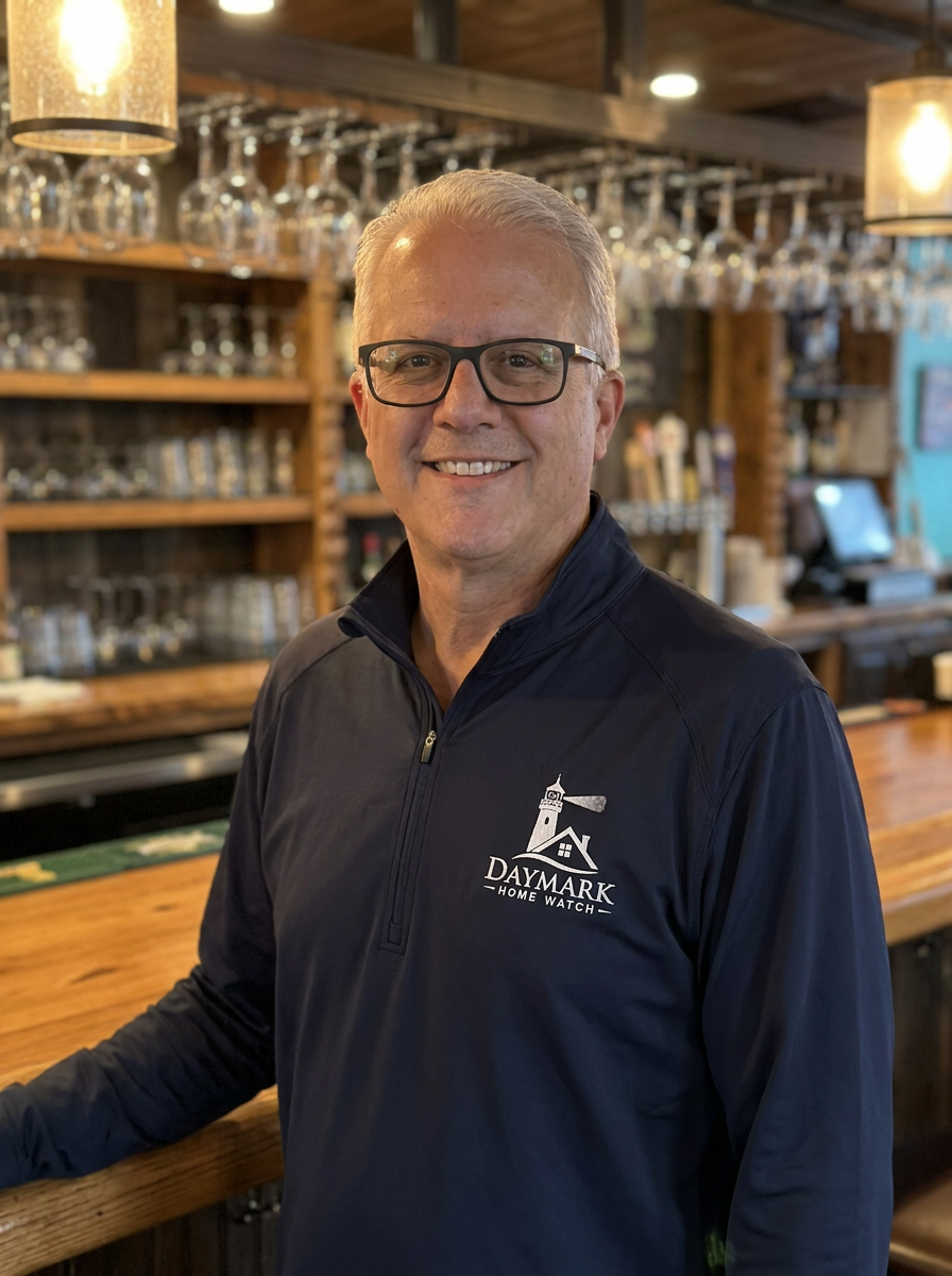 Jim Casler of Daymark Home Watch in Benzonia, Michigan picture restaurant.