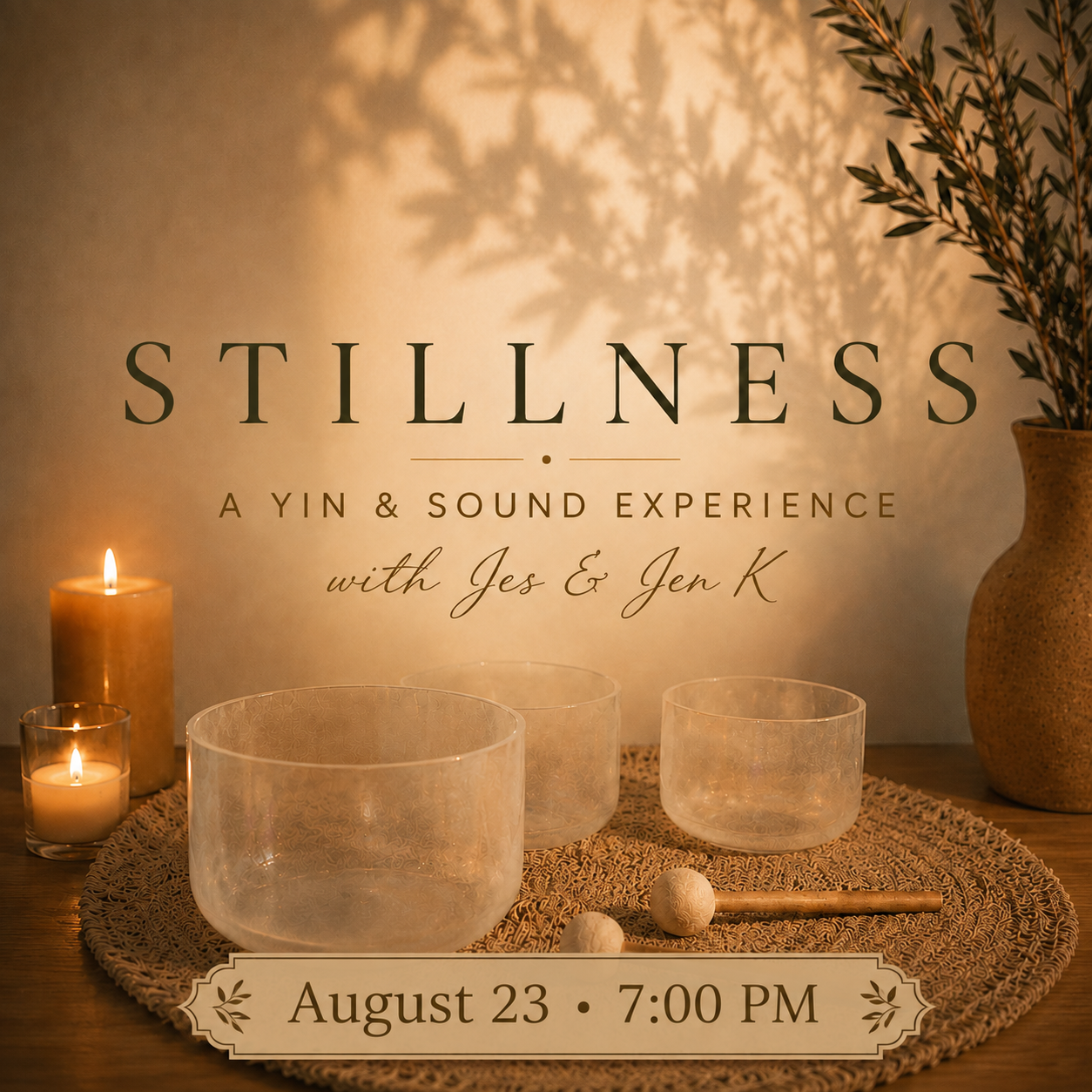 Stillness • A Yin &amp; Sound Experience