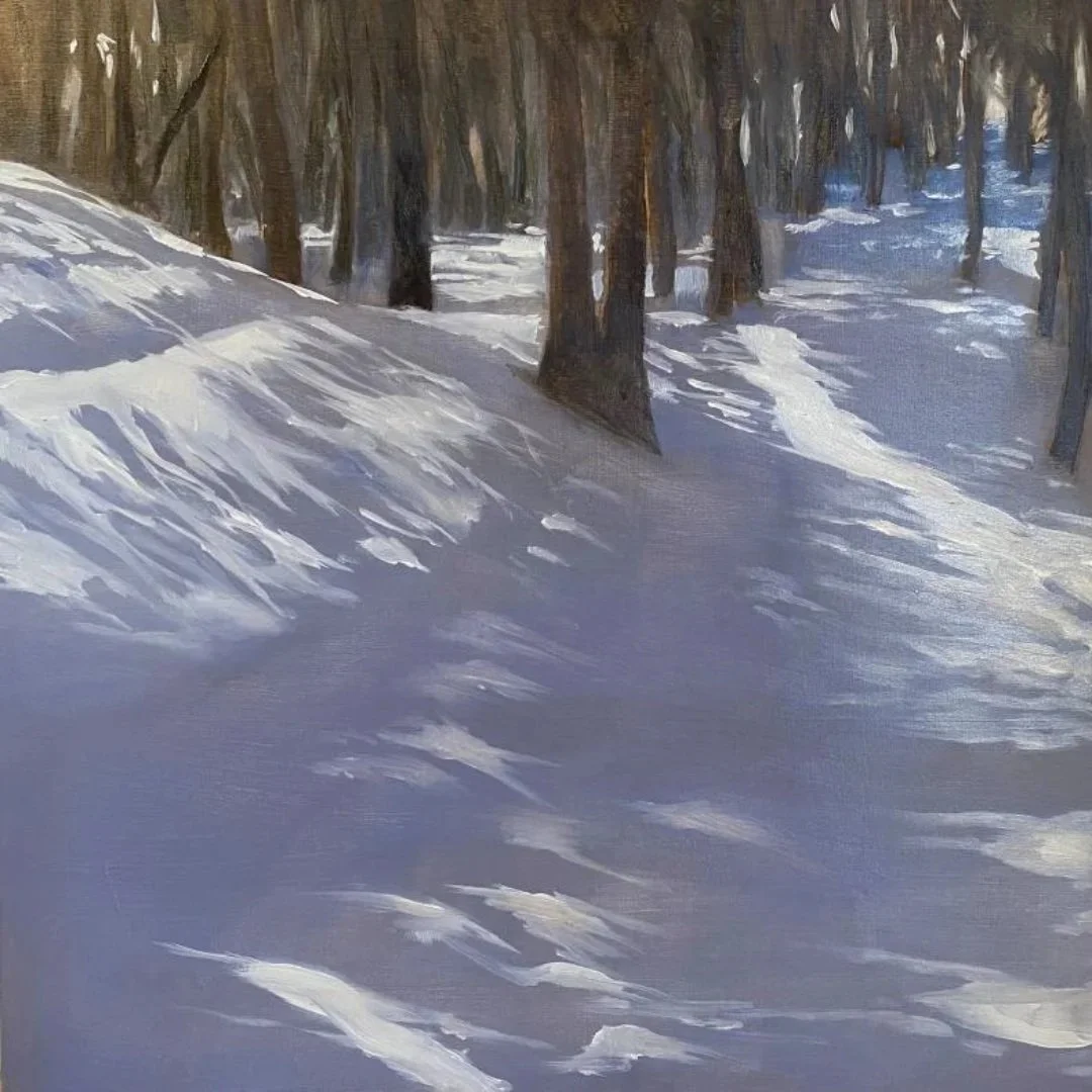 Cold Shadows Oil Painting