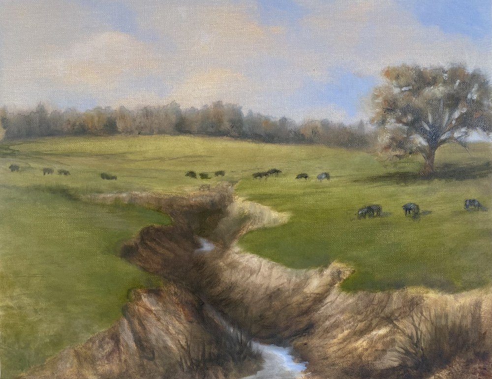Erosions Work Oil Painting