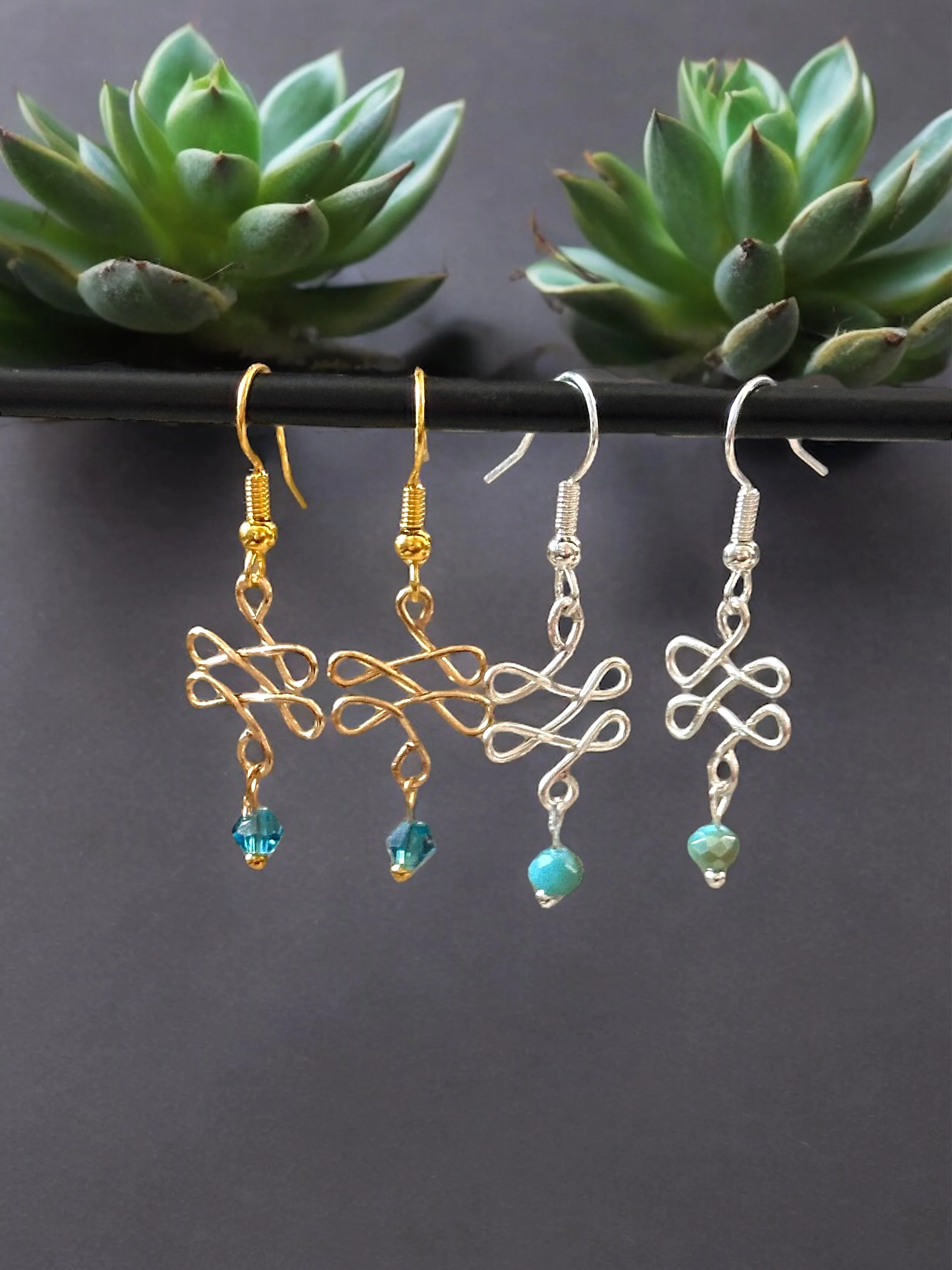 Celtic Infinity Knot Earrings