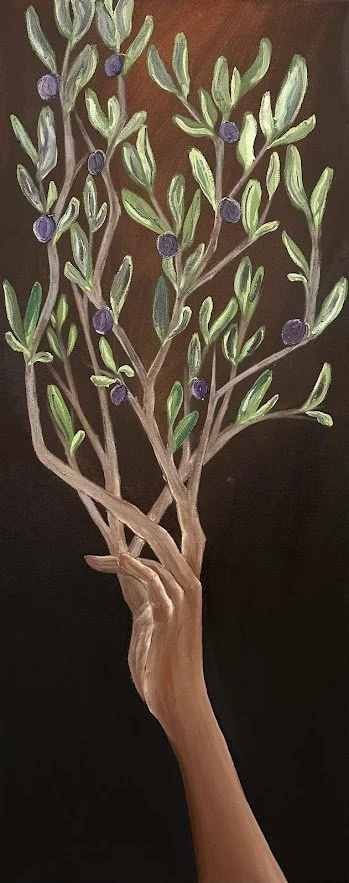 'Persistence' Oil on Canvas, 48" x 16", 2024