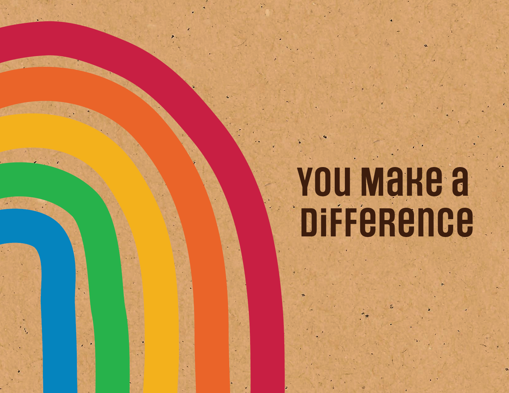 You Make a Difference Card