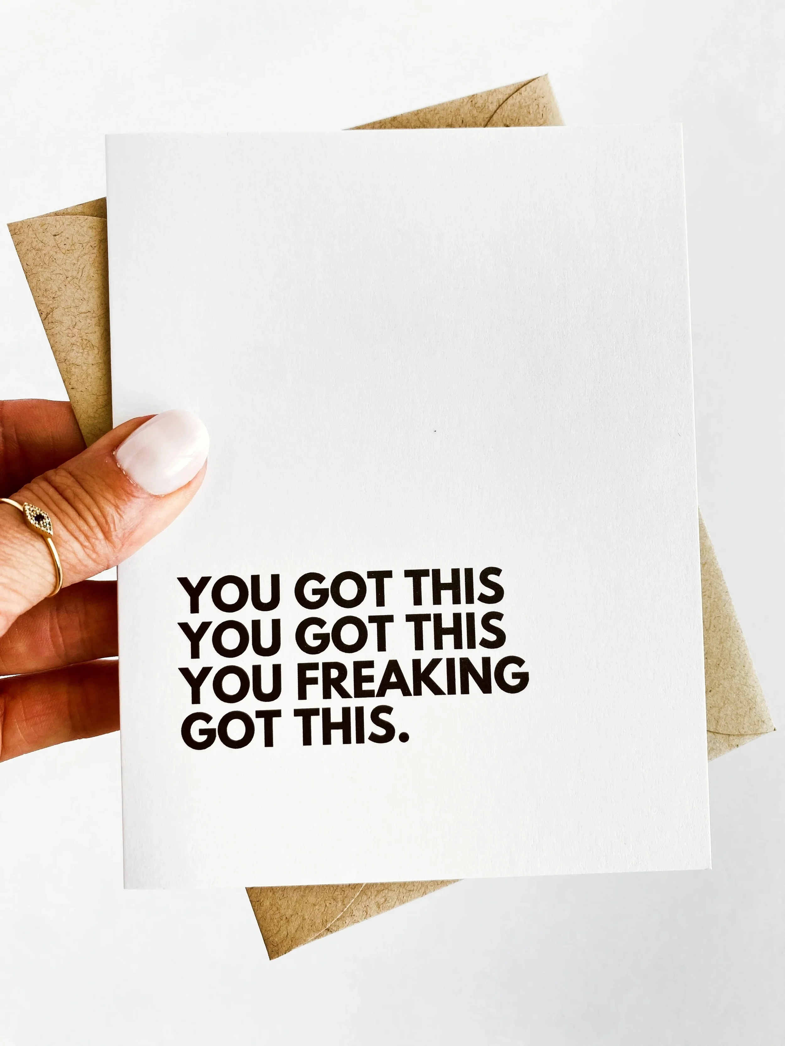 You got this