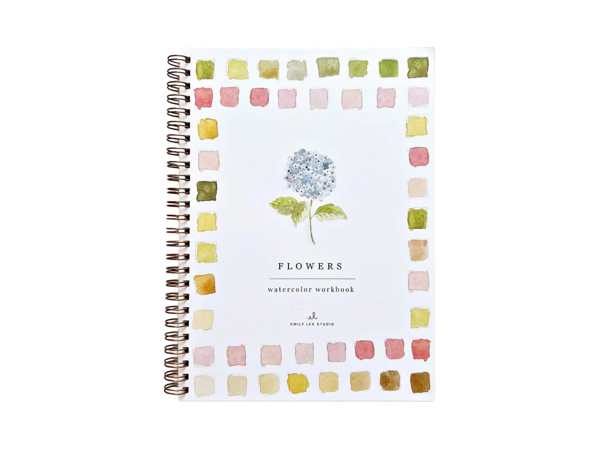 Flowers Watercolor Workbook