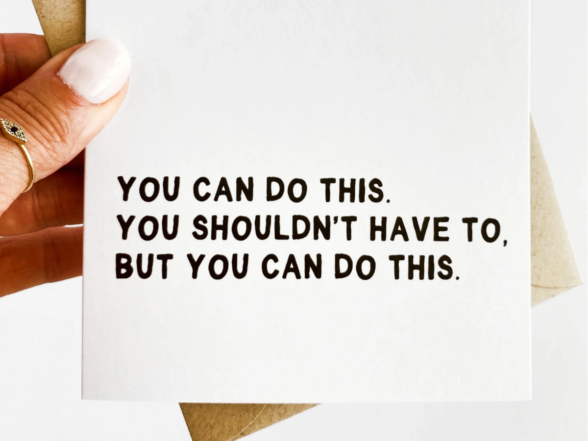 You can do this, you shouldn't have to