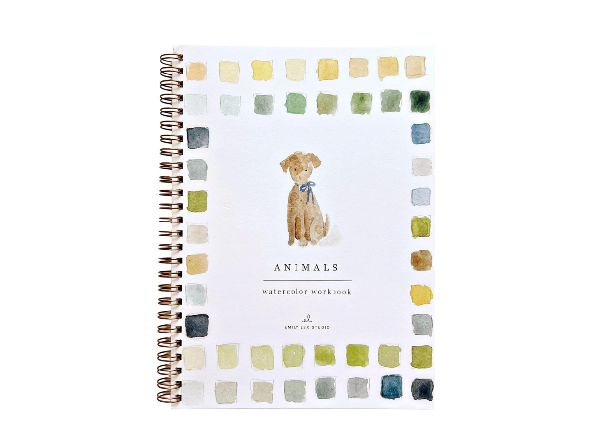 Animals Watercolor Workbook