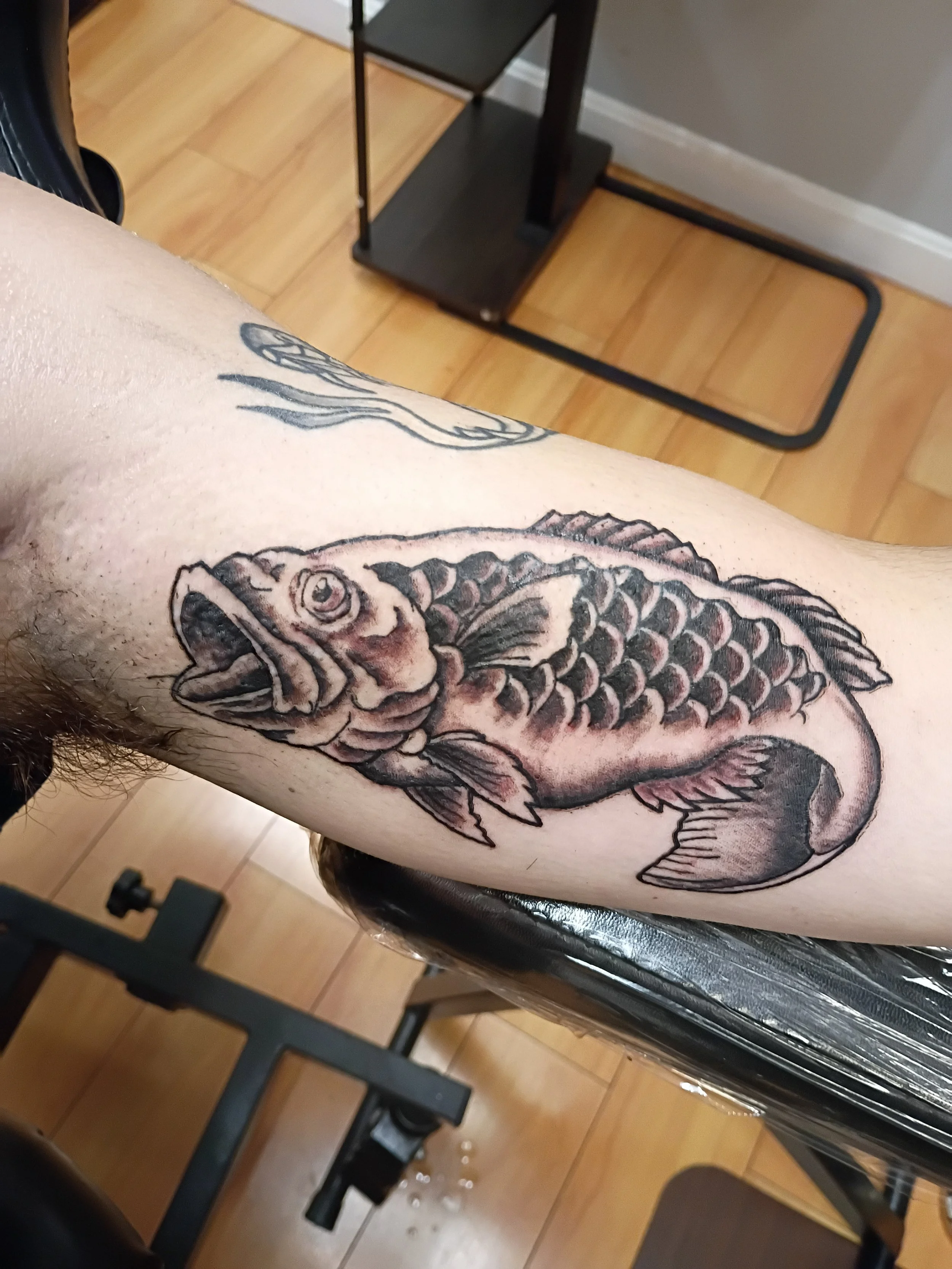 fishing bass tattoo 