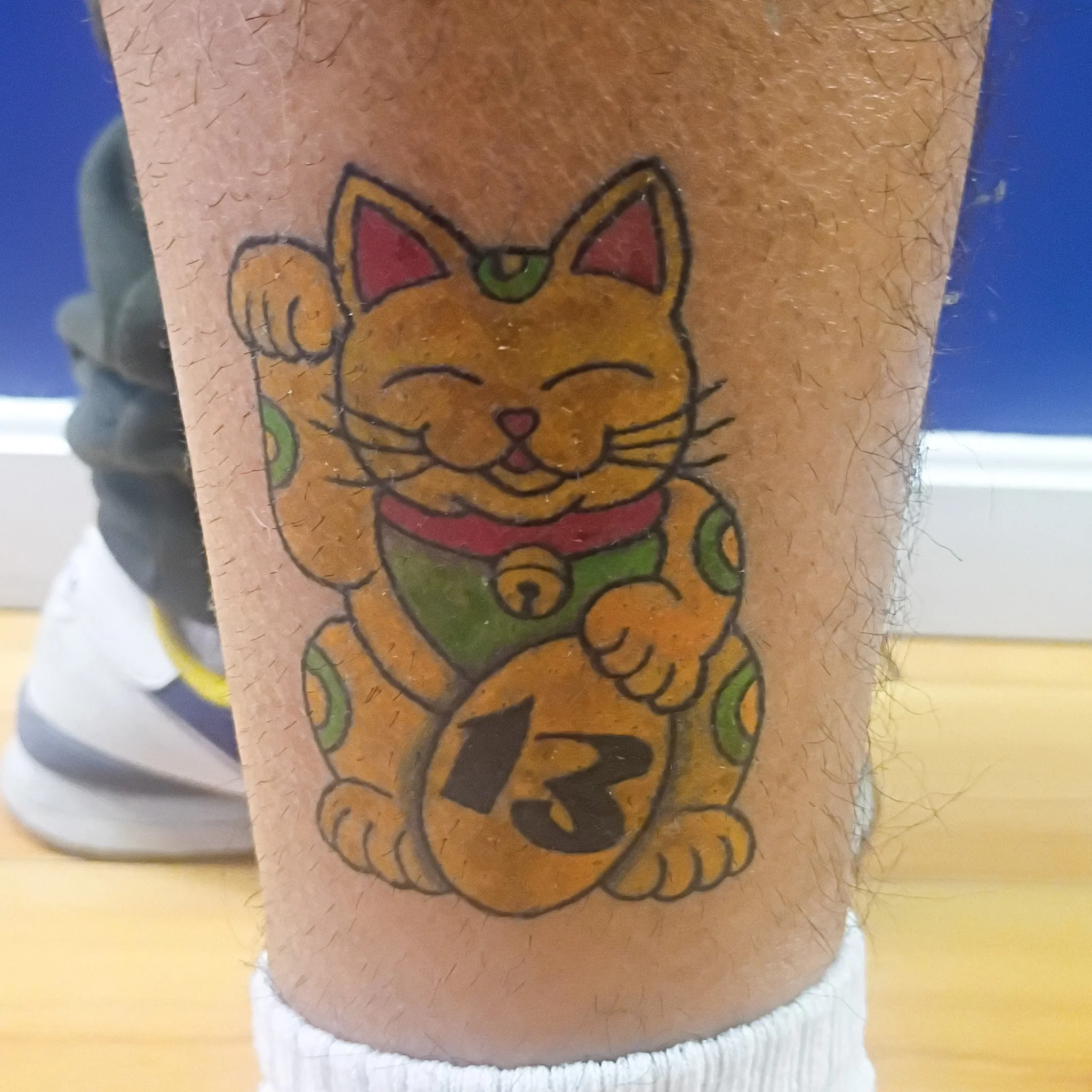 American Traditional Friday the 13th Tattoo