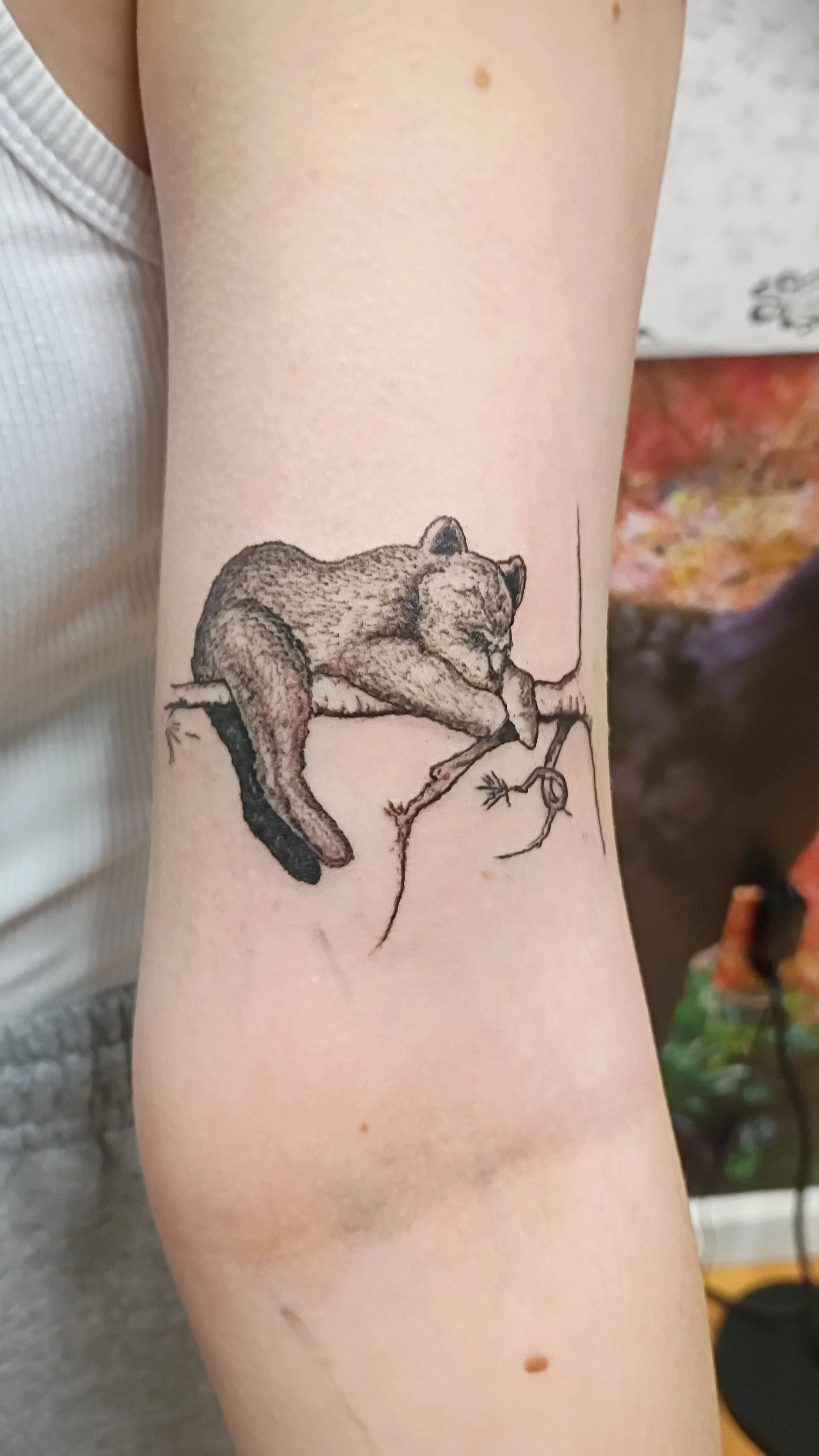 small teddy bear tattoo 