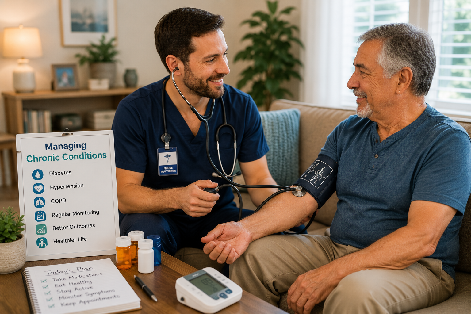Home-Based Nurse Practitioner Visits: Reducing Hospital Trips and Improving Outcomes