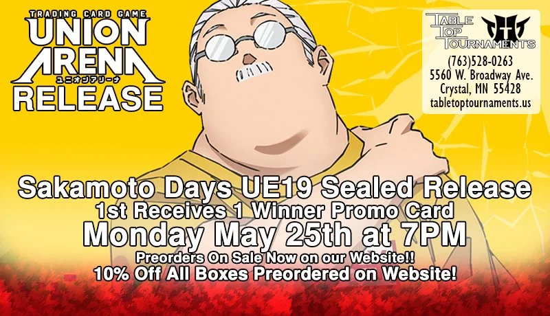 UATCG Sealed Release: Sakamoto Days UE19 (Mon May 25th: 7 PM)