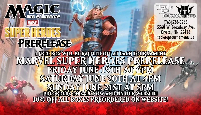 MTG PreRelease: Marvel Super Heroes
