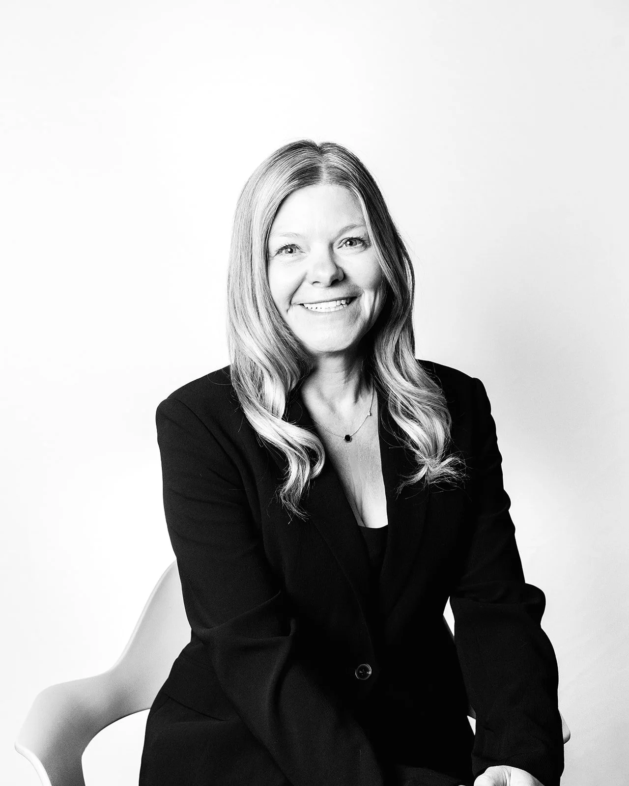 Kim Kelly Portrait in black and white