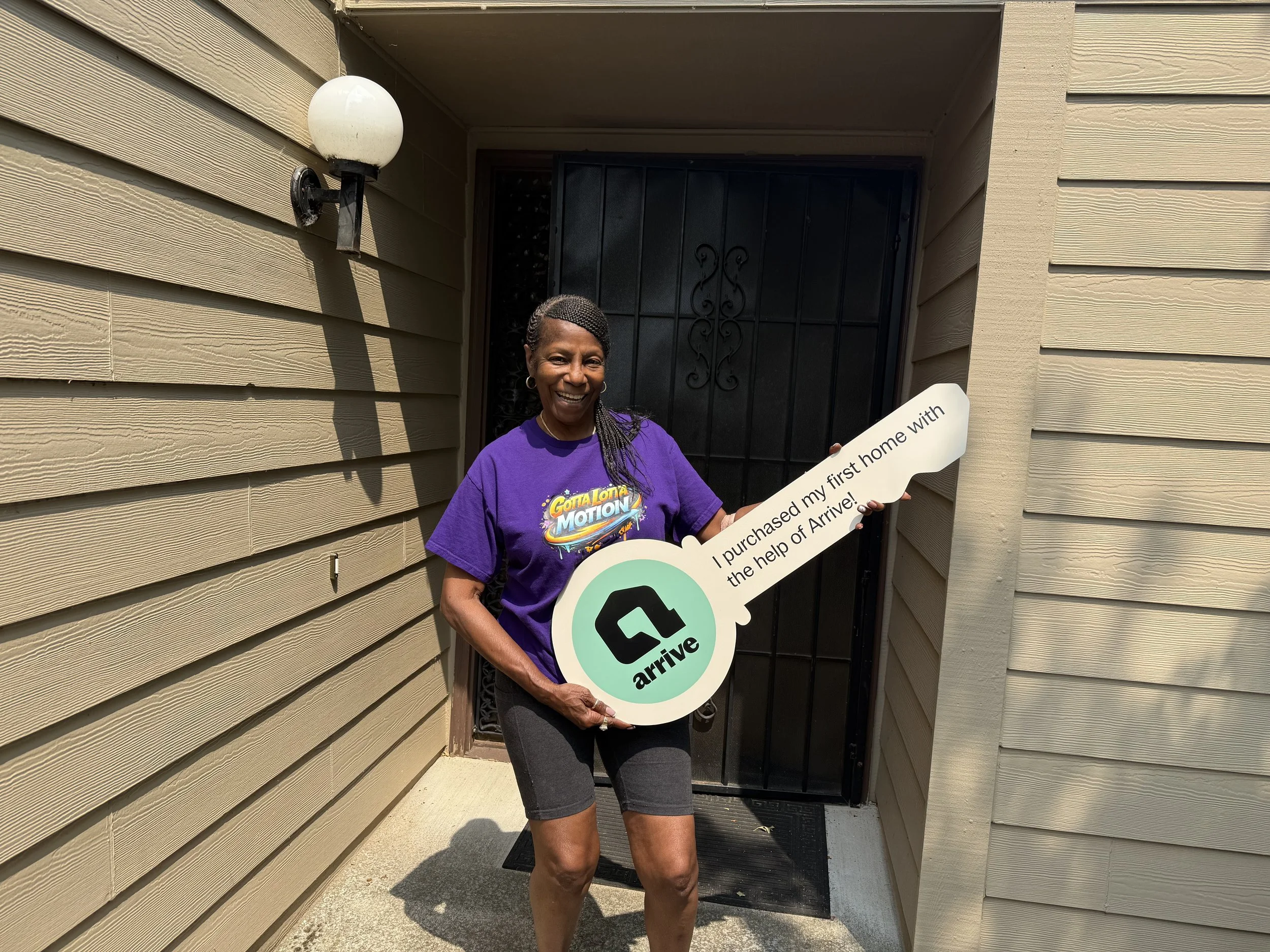 At 70, Dee Baker Arrives Home
