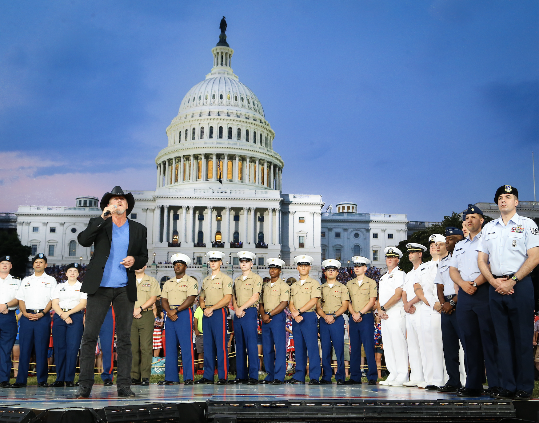 Trace Adkins performing at A Capitol Fourth