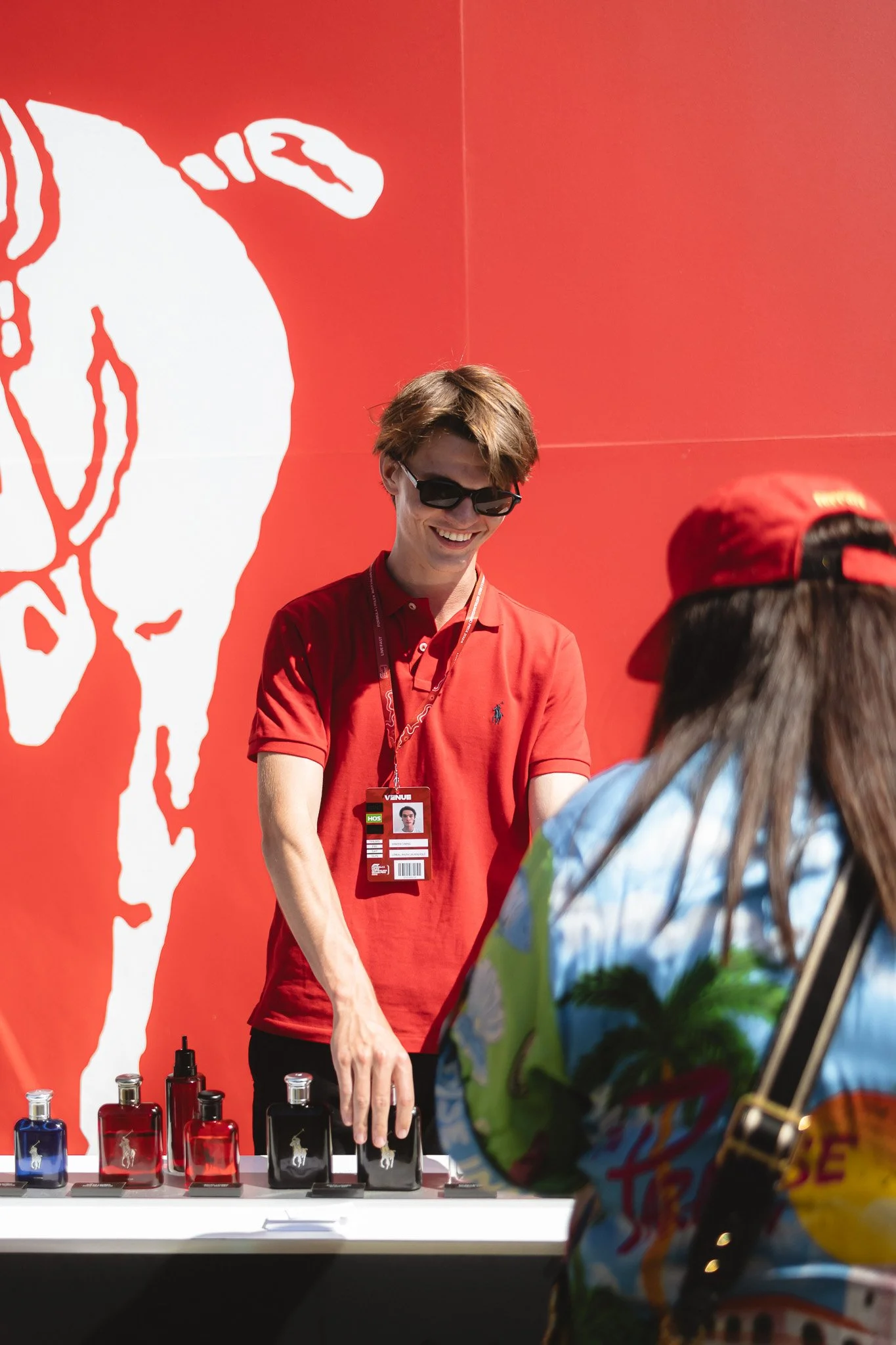 Ralph Lauren Australian Grand Prix promotional staff