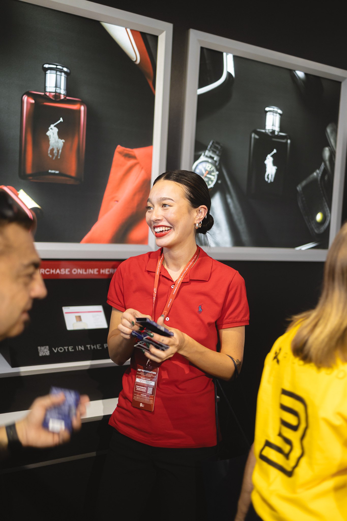 Ralph Lauren Australian Grand Prix promotional staff