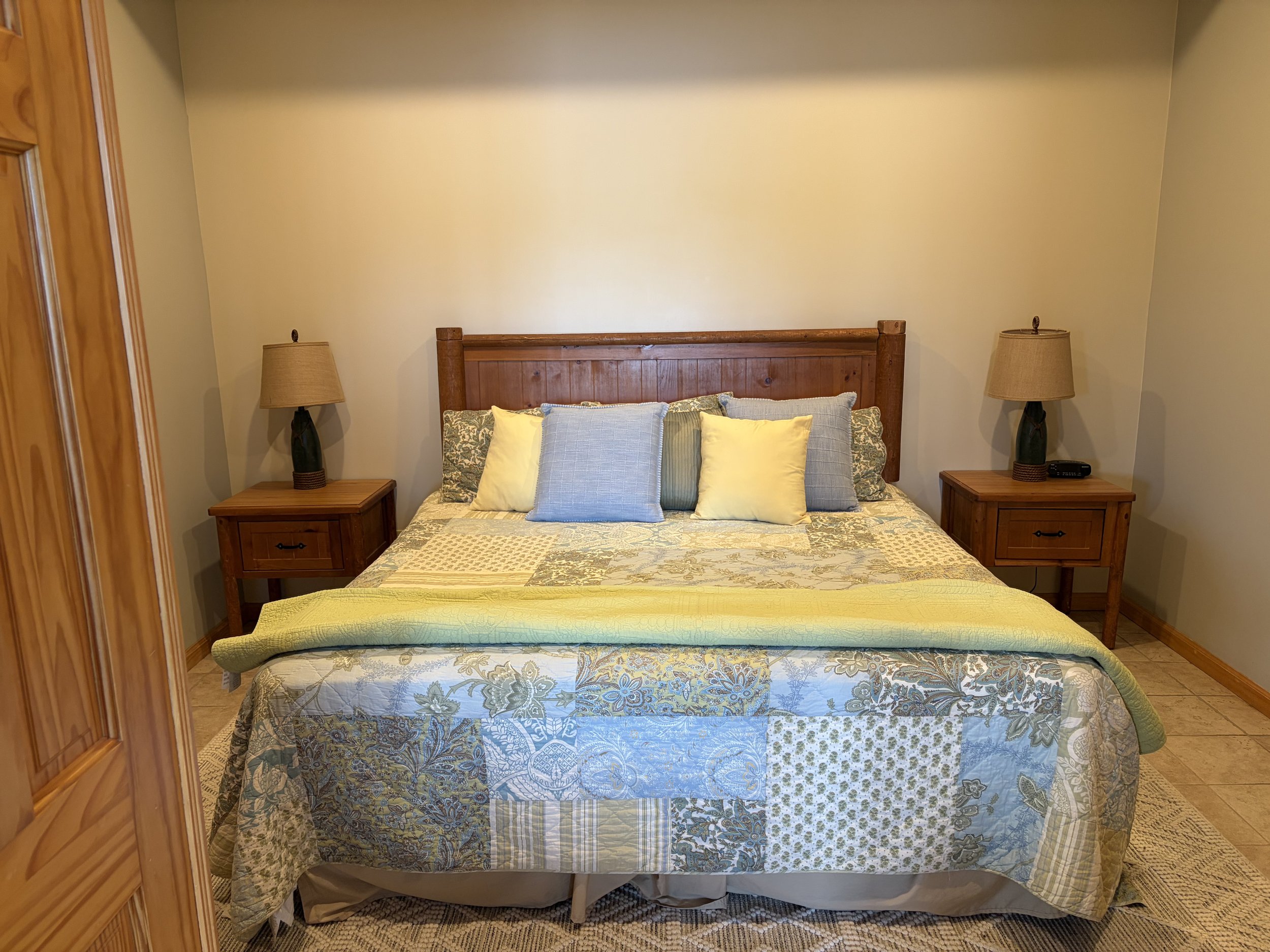 Basement king bedroom
