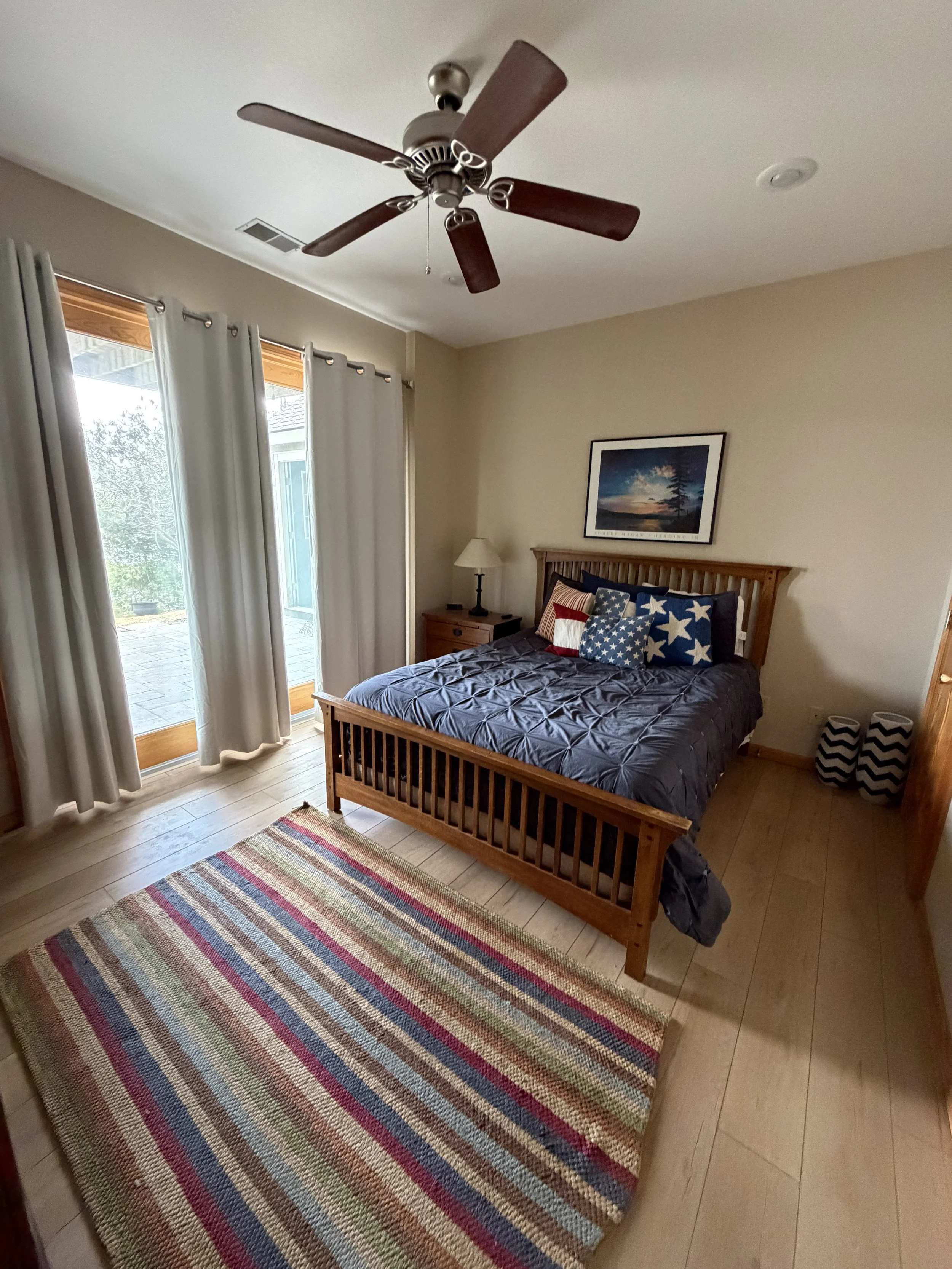 Basement queen bedroom