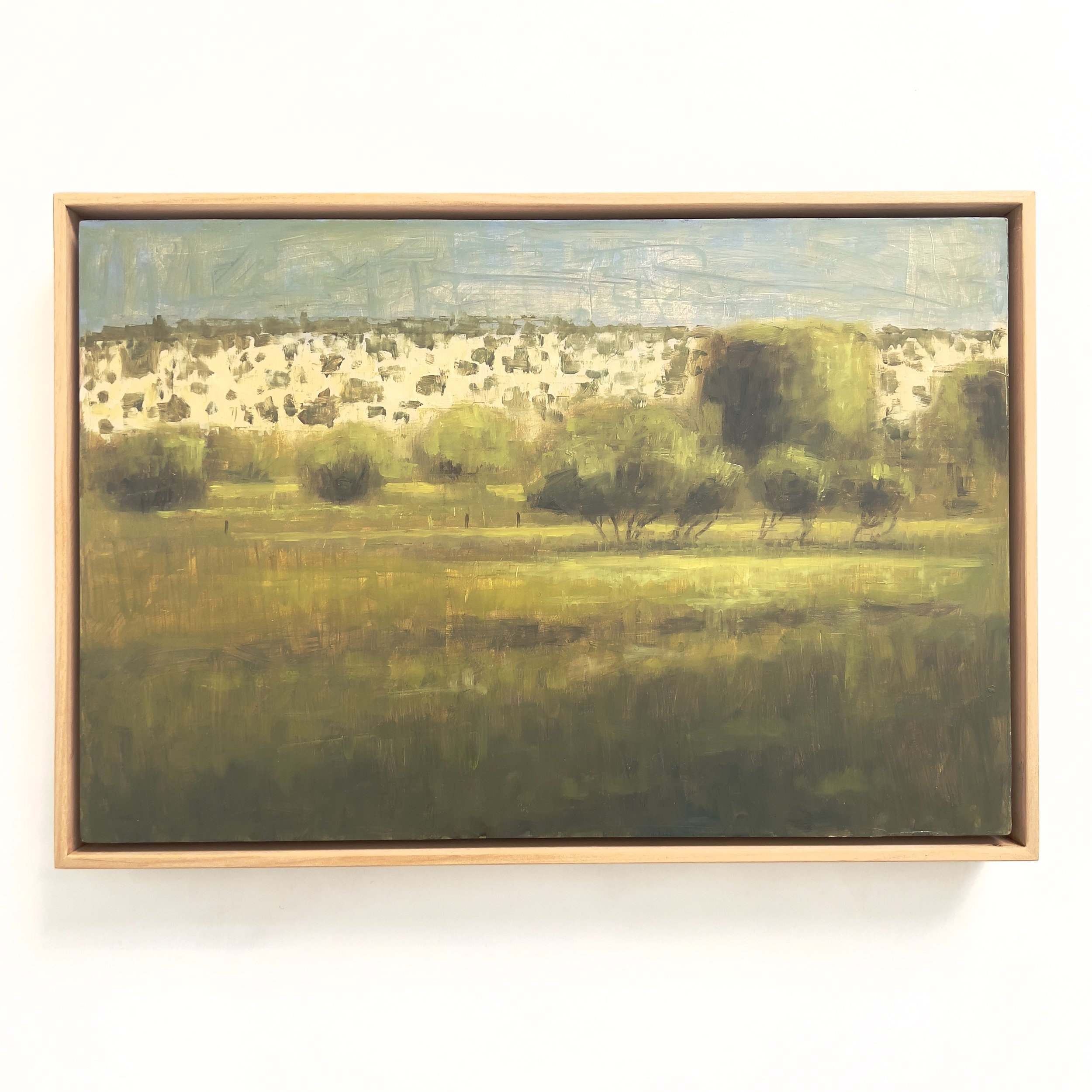 Field near Spring City, 18"x12" Oil on panel