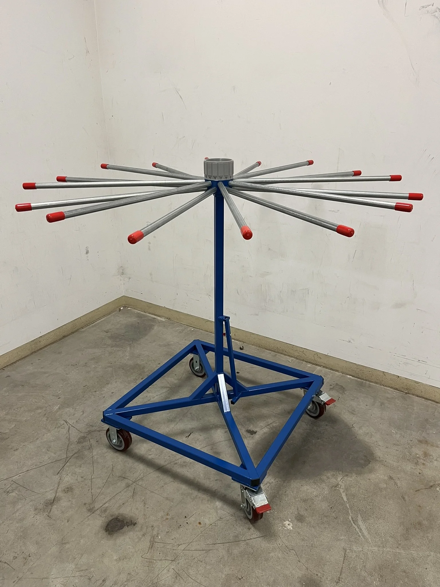 Spinning Rack, Carousel Rack, Mobile, Casters, Machined, 3D Printed