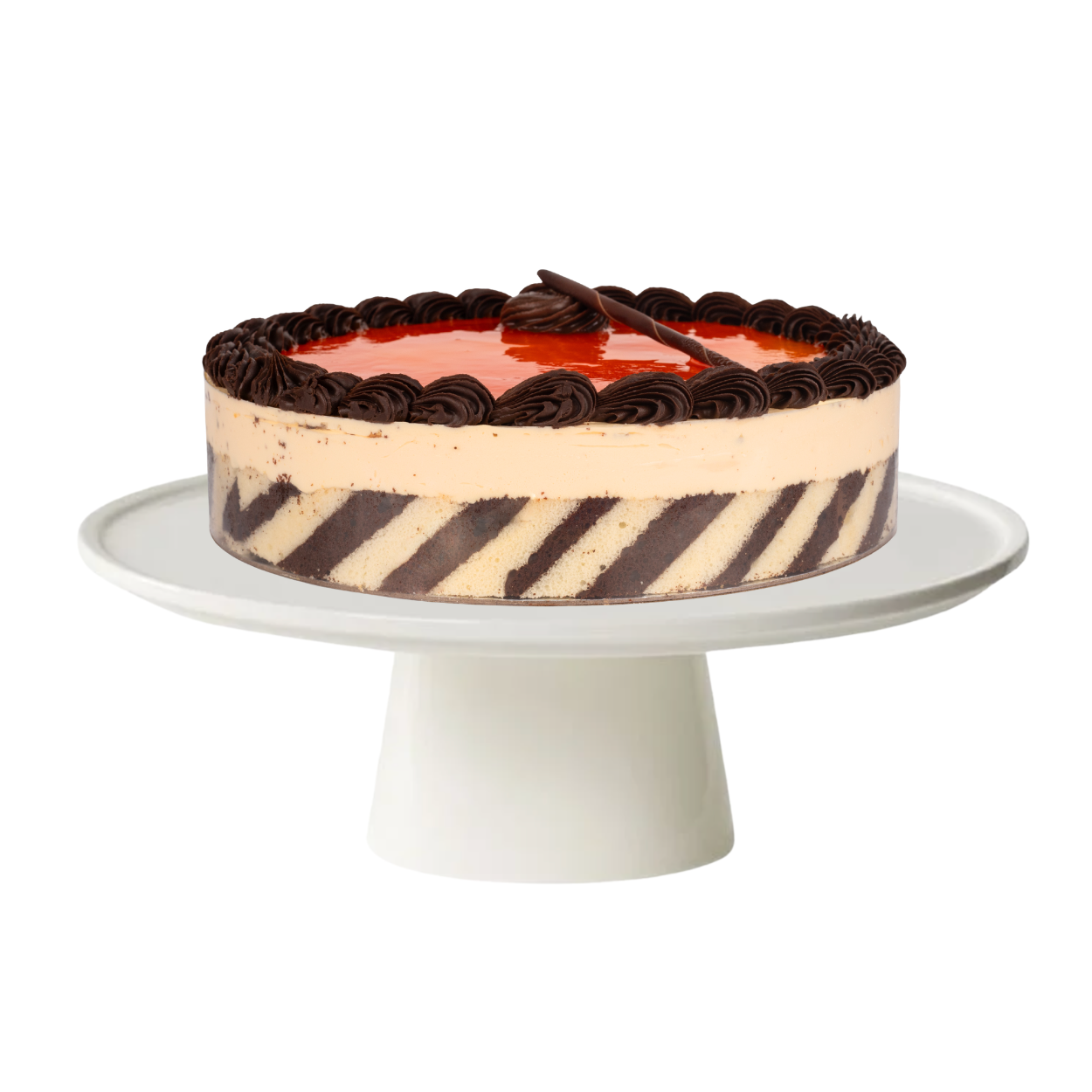 Mouth-watering wholesale mousse desserts and sweet treats ready for cabinet display.