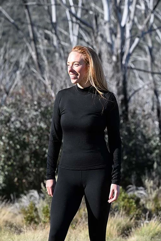 Long Sleeve Mock Neck