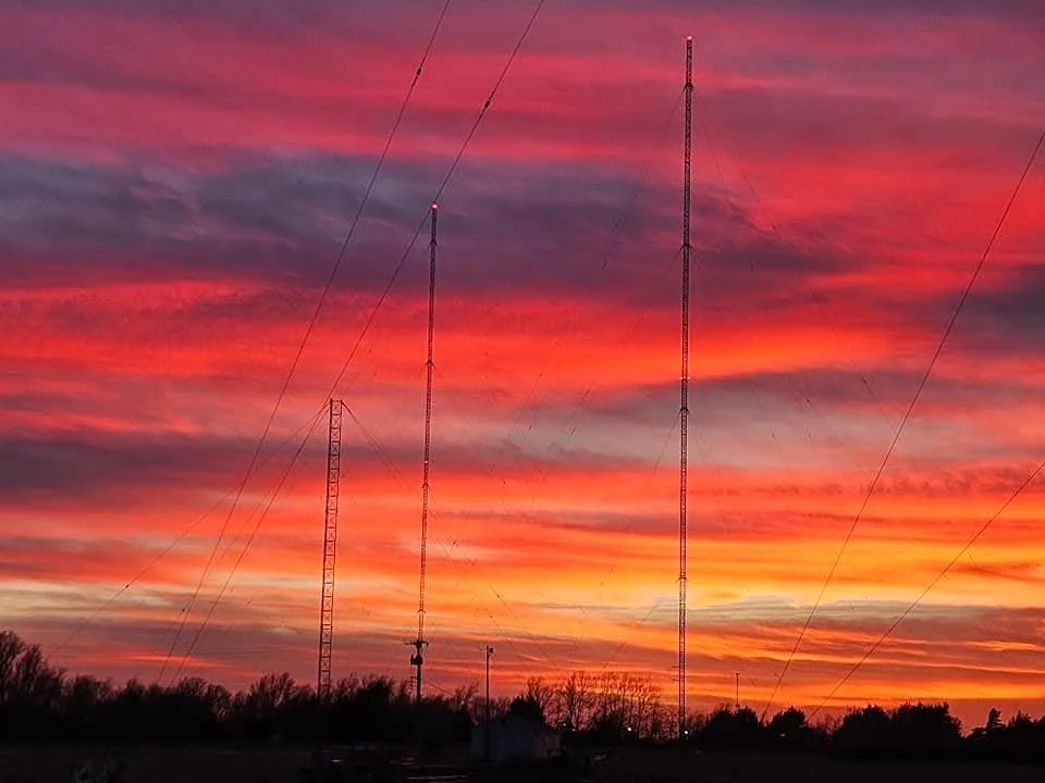Communications tower construction in El Reno, Oklahoma. Green Country Tower Service provides broadcast tower construction, structural rigging, inspections, maintenance, and emergency response services nationwide.