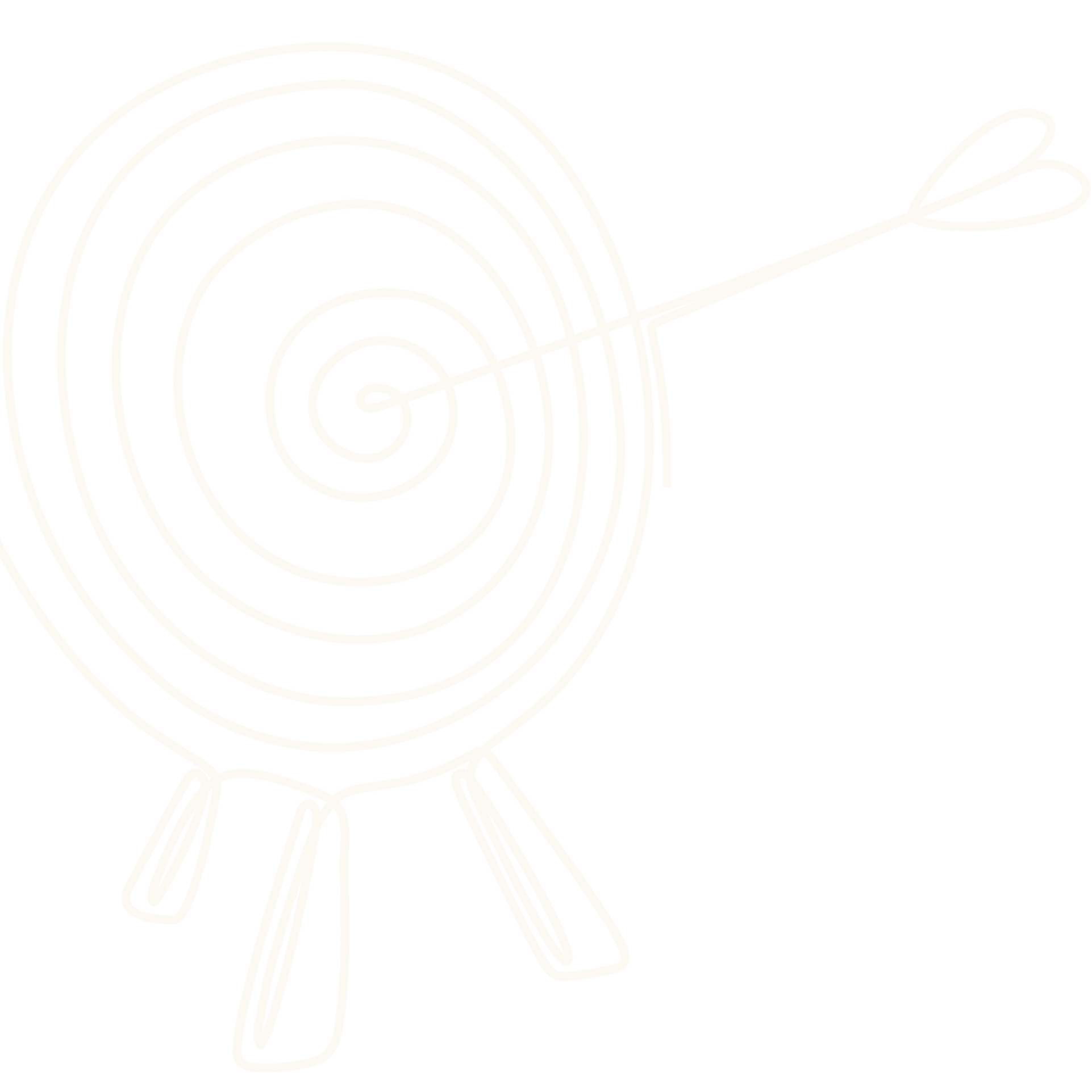 Outline drawing of coaching symbol using circles representing a target or radar background.