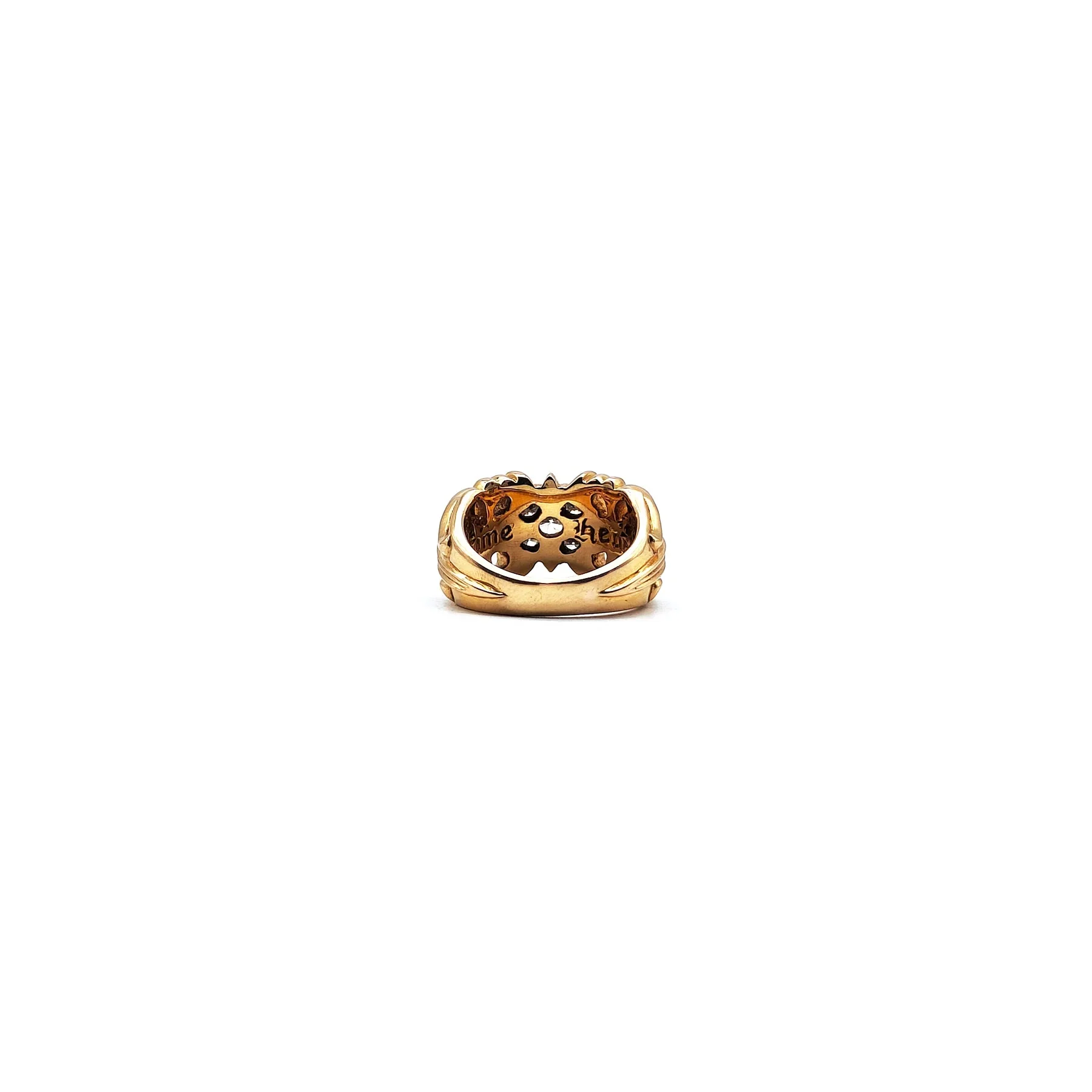 Ali Diamond chrome-hearts-22k-gold-5-diamonds-kt-floral-ring-3238639.webp