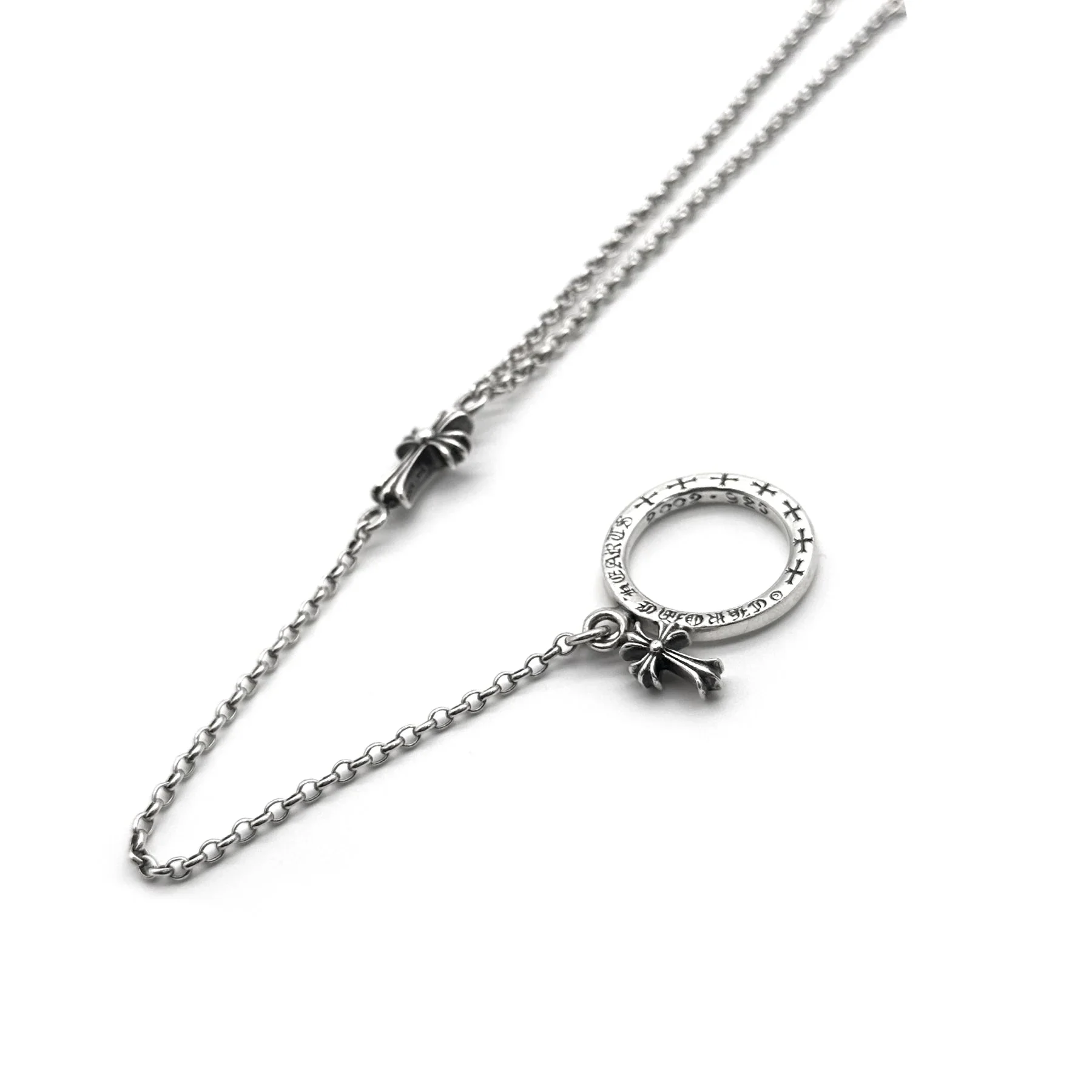 Ali Diamond chrome-hearts-silver-babyfat-bracelet-chain-with-ntfl-ring-1855865.webp