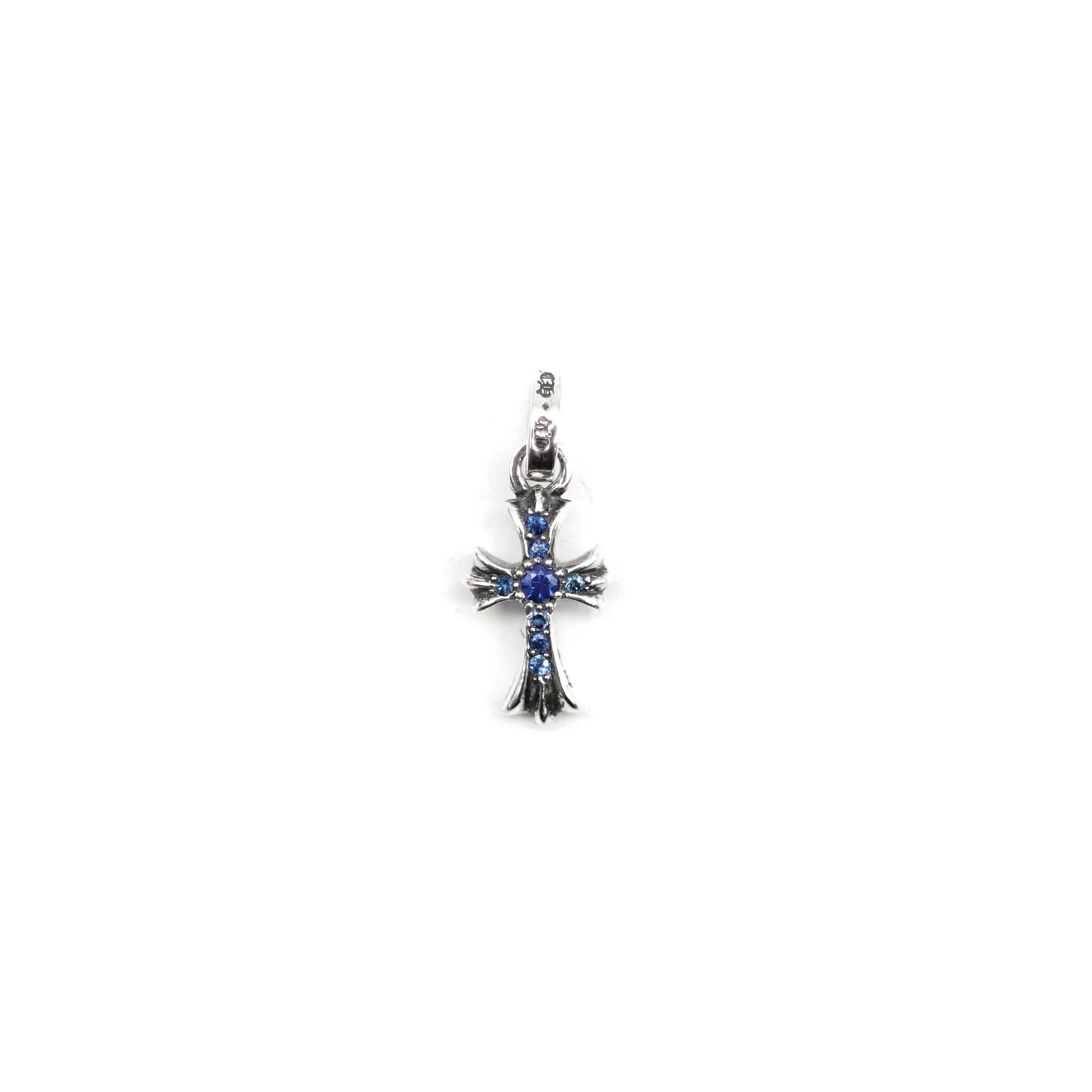Ali Diamond chrome-hearts-silver-blue-diamonds-babyfat-cross-pendant-300824.webp