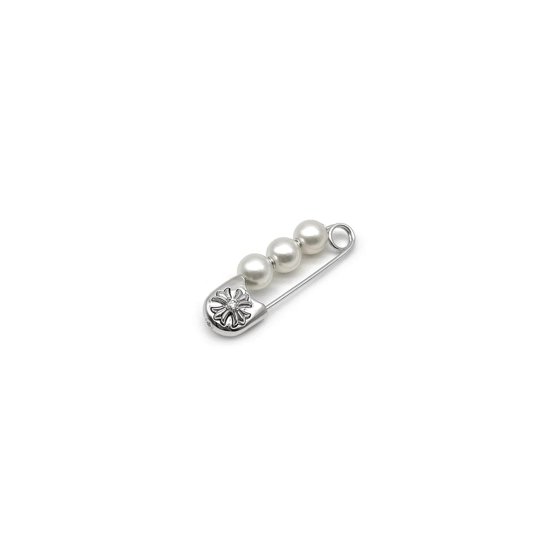 Ali Diamond chrome-hearts-mikimoto-18k-white-gold-pearl-ch-plus-safety-pin-1168310.webp