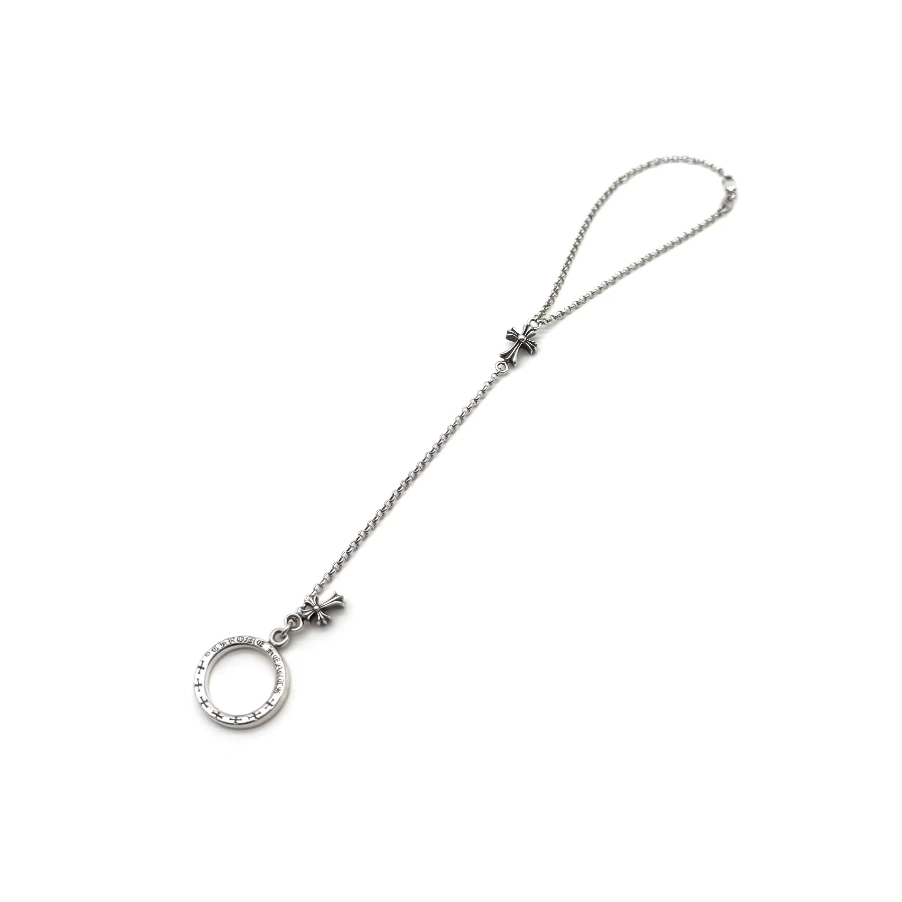 Ali Diamond chrome-hearts-silver-babyfat-bracelet-chain-with-ntfl-ring-8536781.webp