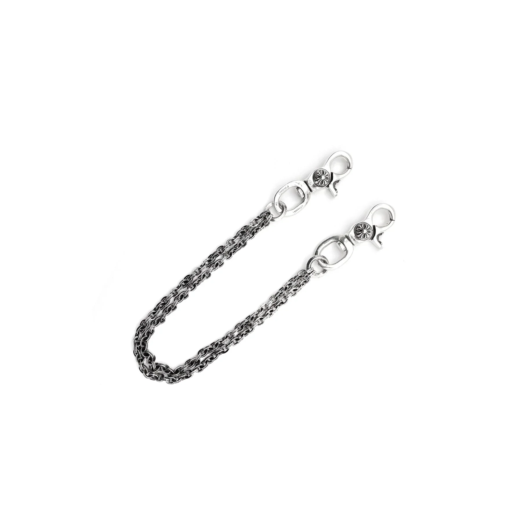 Ali Diamond chrome-hearts-silver-2-clip-paperchain-wallet-chain-4441054.webp