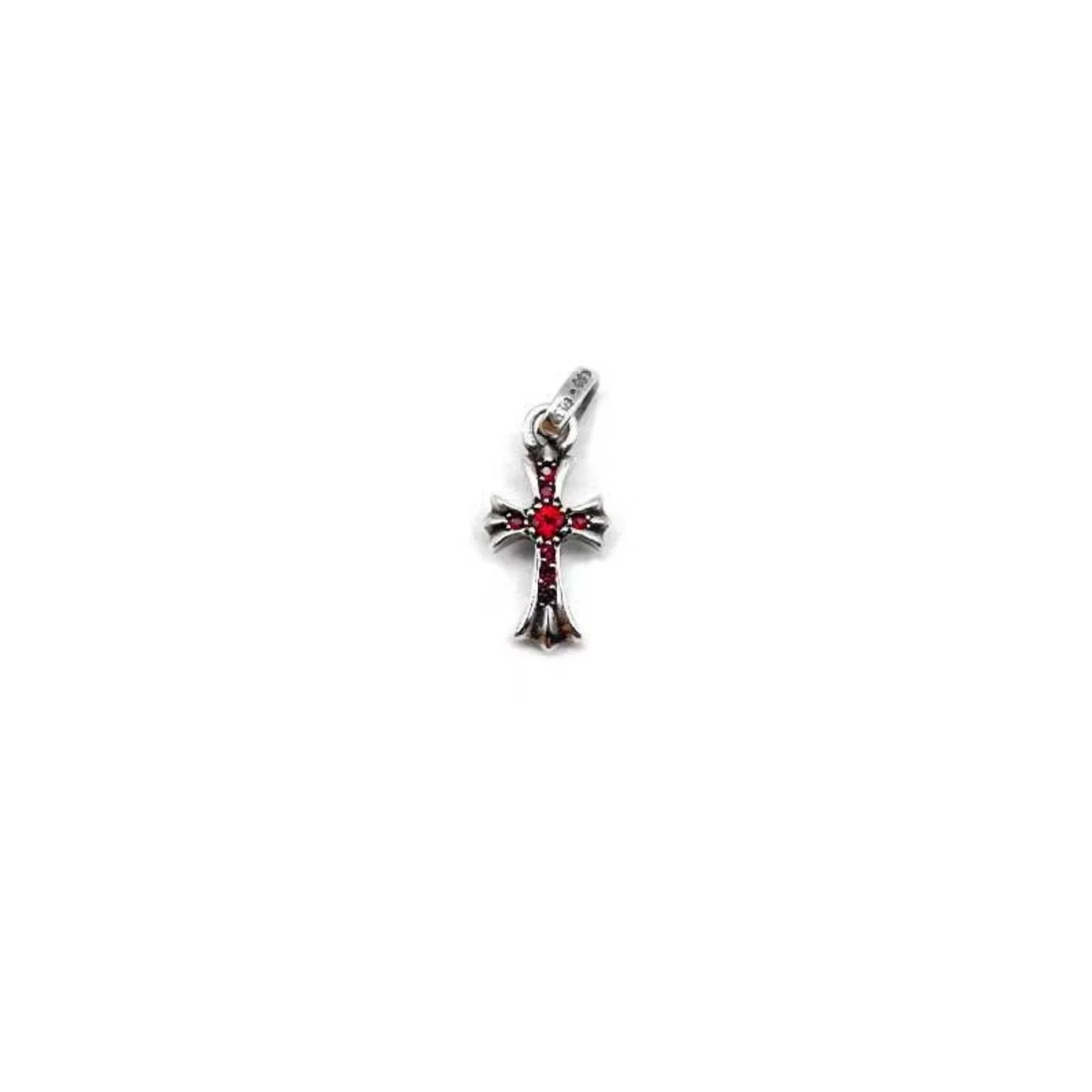Ali Diamond chrome-hearts-silver-ruby-babyfat-cross-charm-pendant-1837060.webp