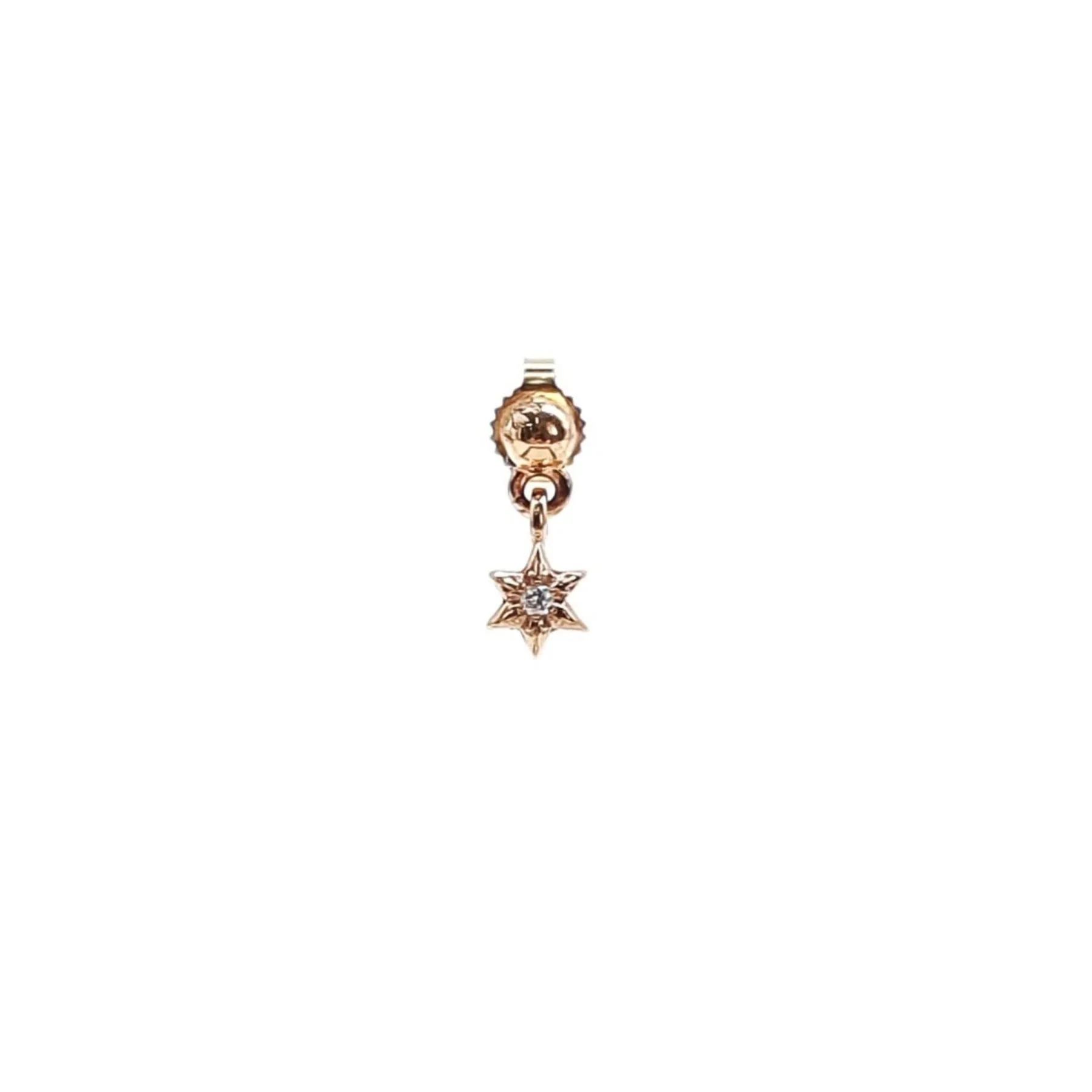 Ali Diamond chrome-hearts-22k-gold-single-diamond-star-earring-3558383.webp