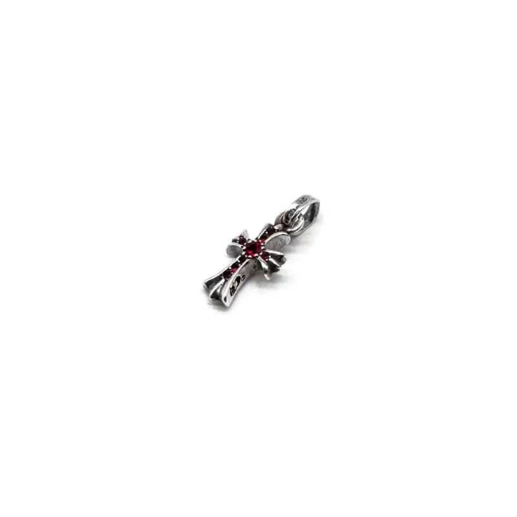 Ali Diamond chrome-hearts-silver-ruby-babyfat-cross-charm-pendant-1483809.webp